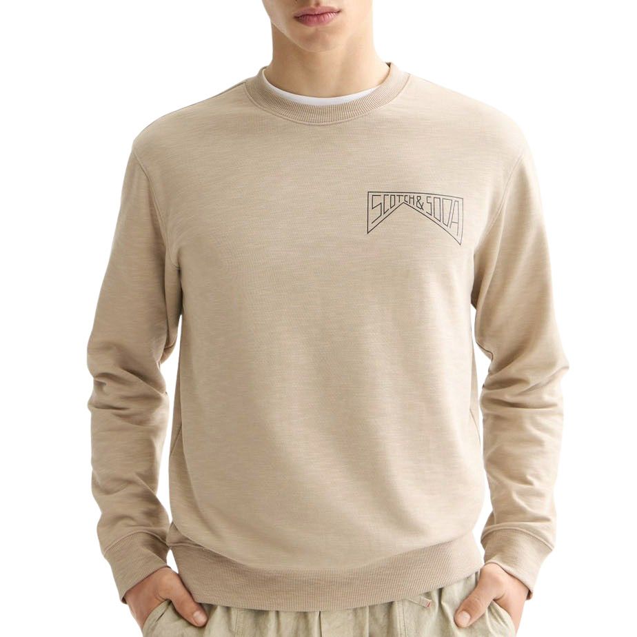 Scotch & Soda Chest Logo Sweater Heren