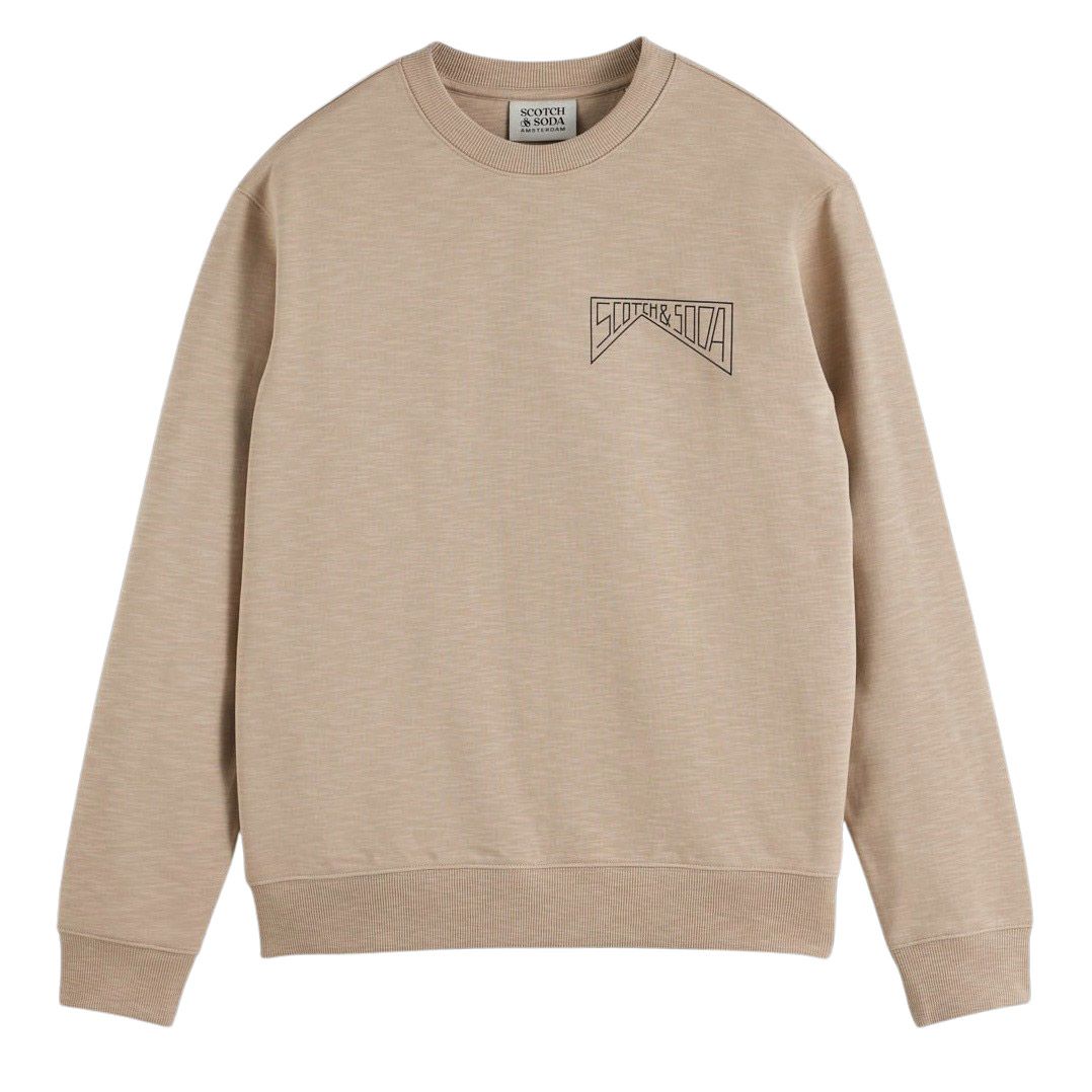 Scotch & Soda Chest Logo Sweater Heren