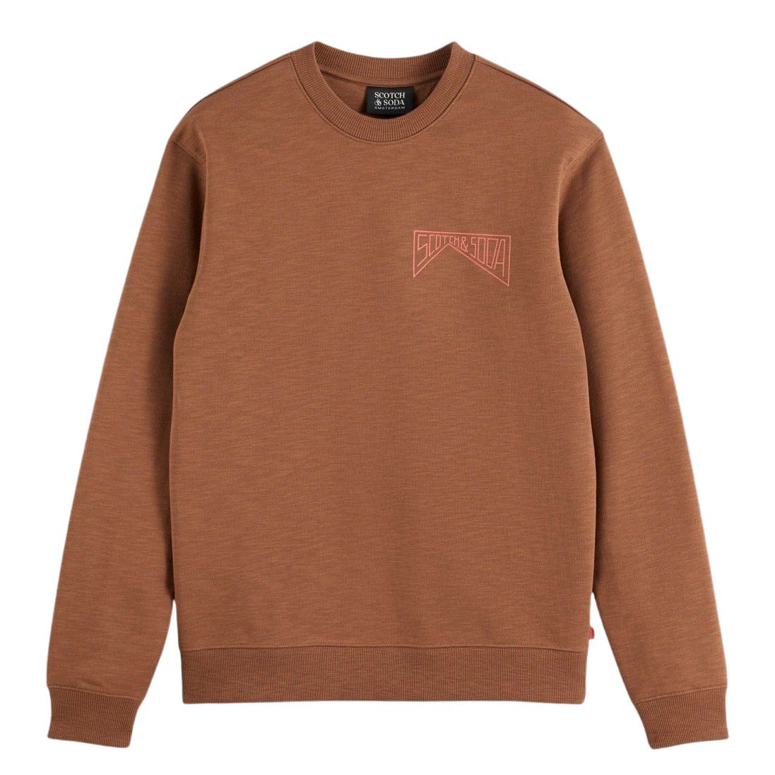 Pull Scotch & Soda Chest Logo Hommes