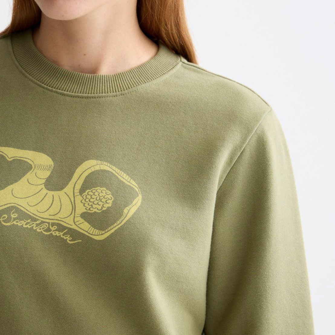 Scotch & Soda Chest Artwork Sweater Dames