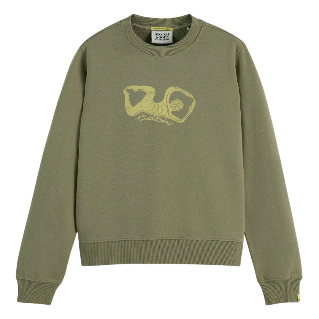 Scotch & Soda Chest Artwork Sweater Dames