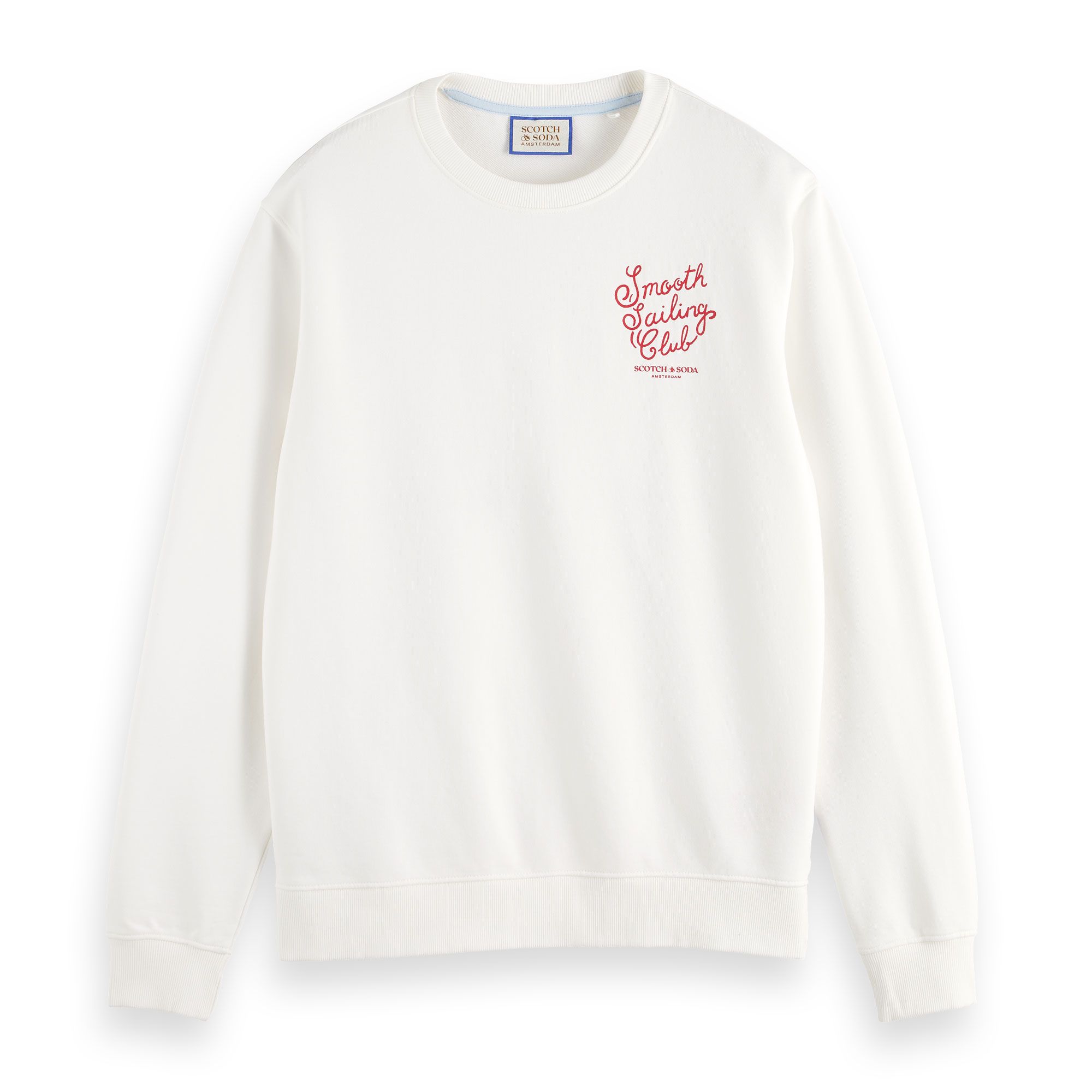 Scotch & Soda Left Chest Artwork Sweater Heren