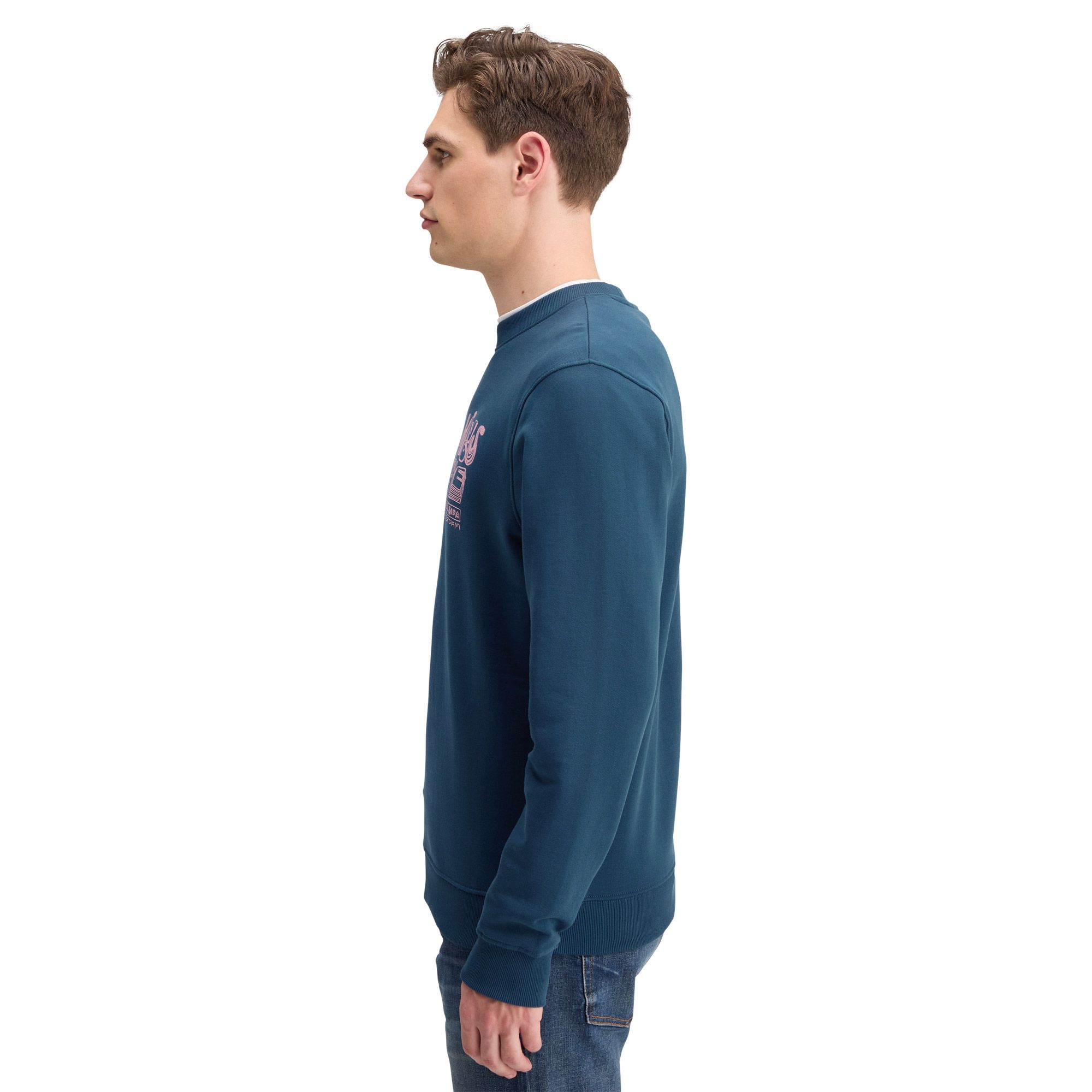 Scotch & Soda Left Chest Artwork Sweater Heren