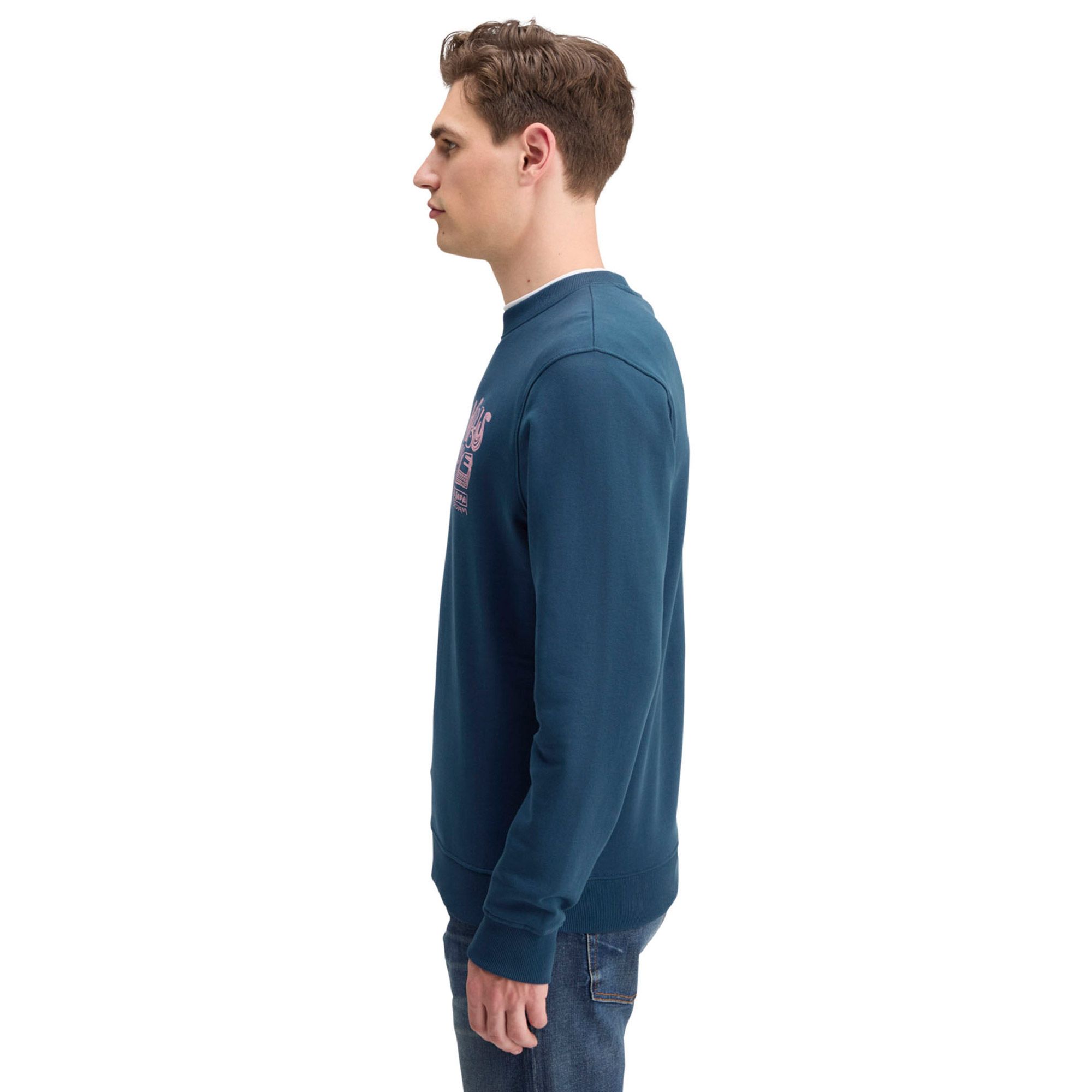 Scotch & Soda Left Chest Artwork Sweater Heren
