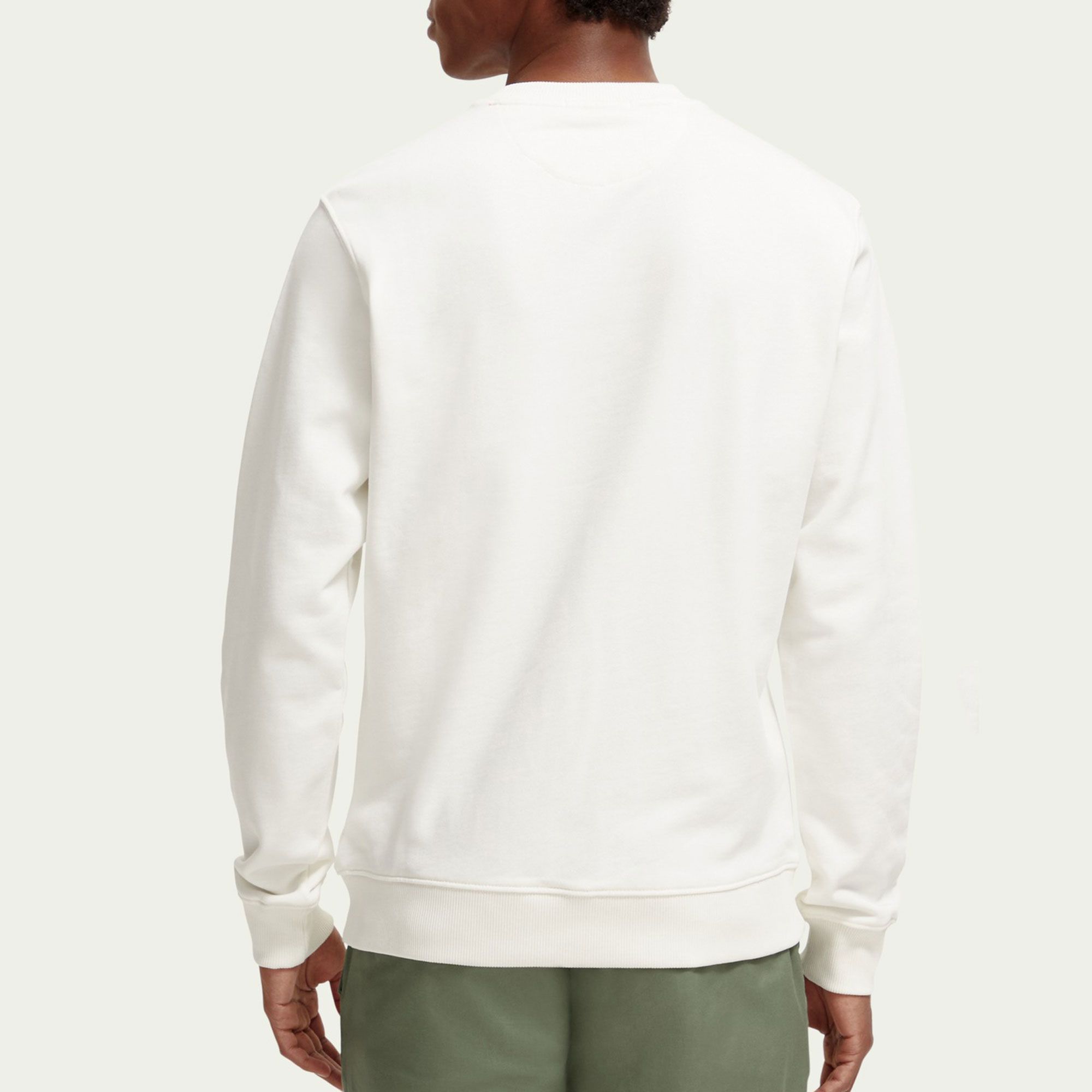 Scotch & Soda Seasonal Essentials Classic Logo Badge Crew Sweater Heren