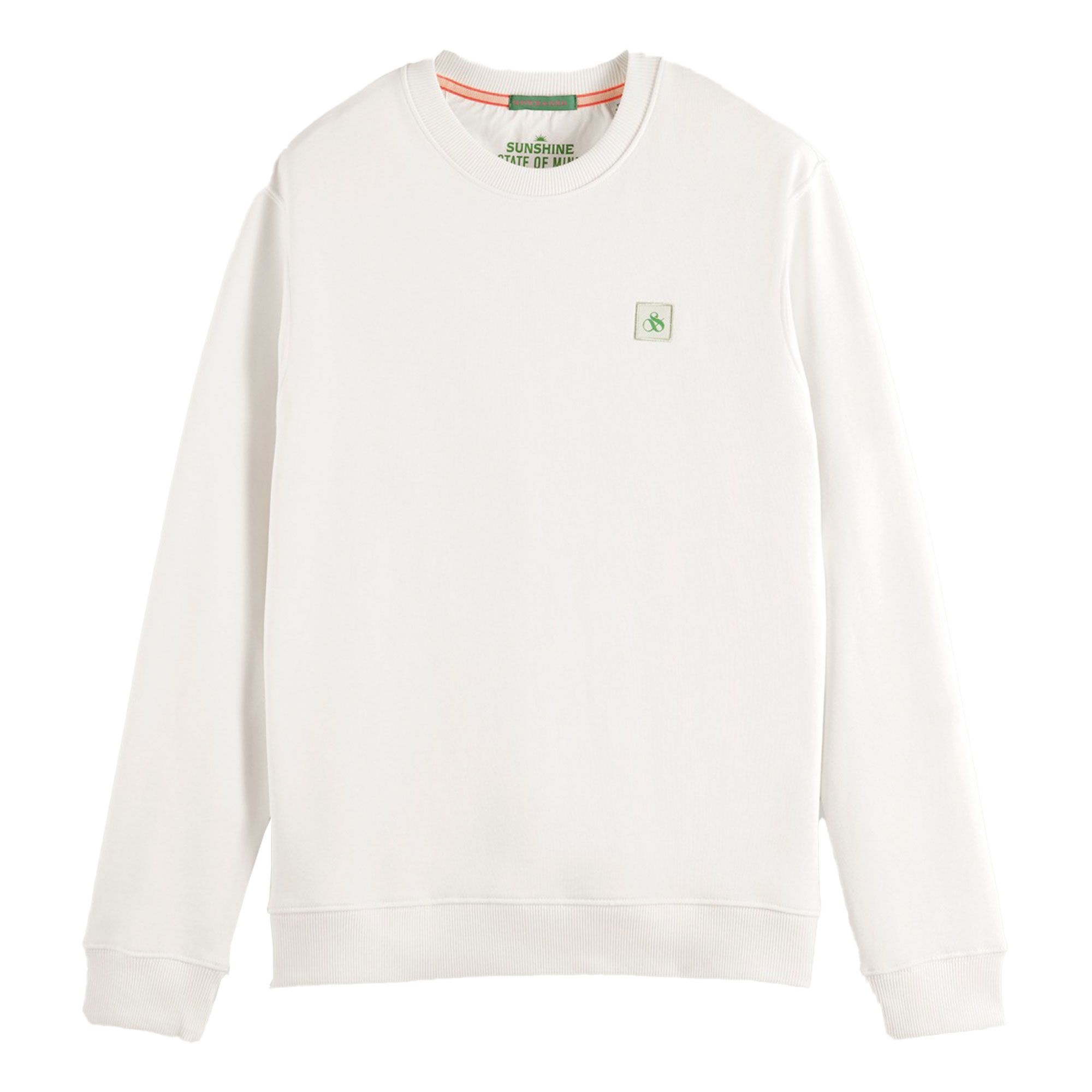 Scotch & Soda Seasonal Essentials Classic Logo Badge Crew Sweater Heren