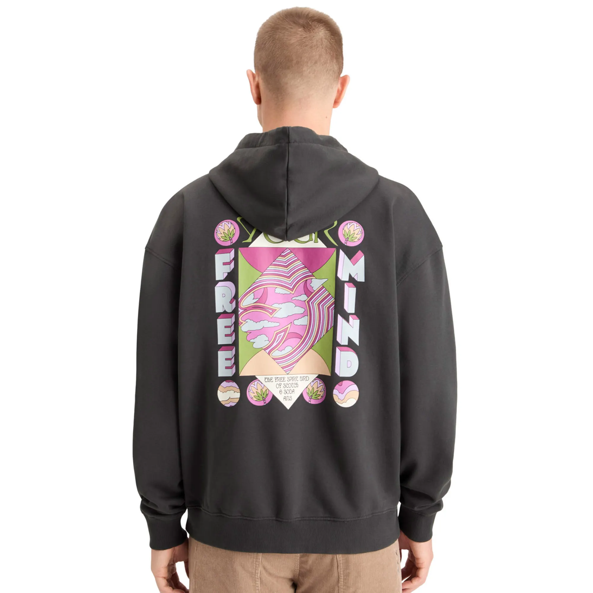Scotch & Soda Back Artwork Hoodie Heren 