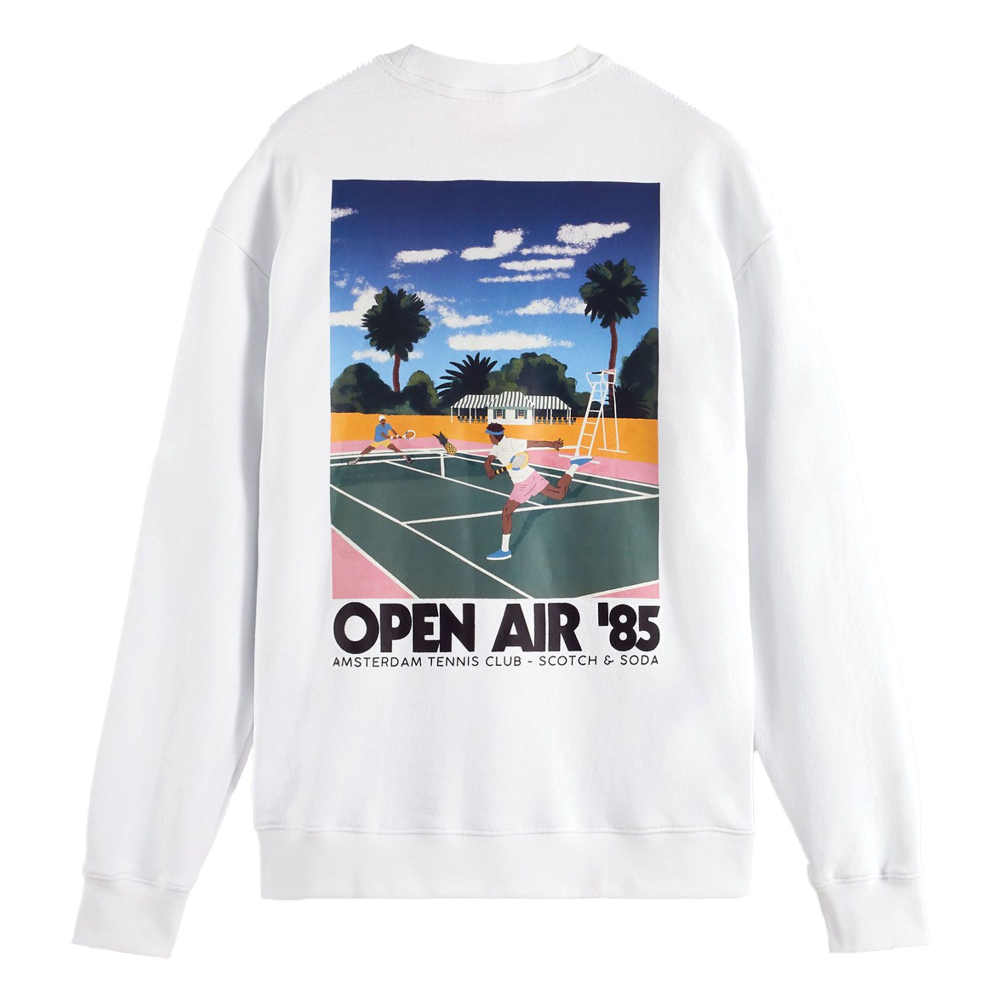 Scotch & soda Left Chest Logo sweatshirt Grün Dressinn