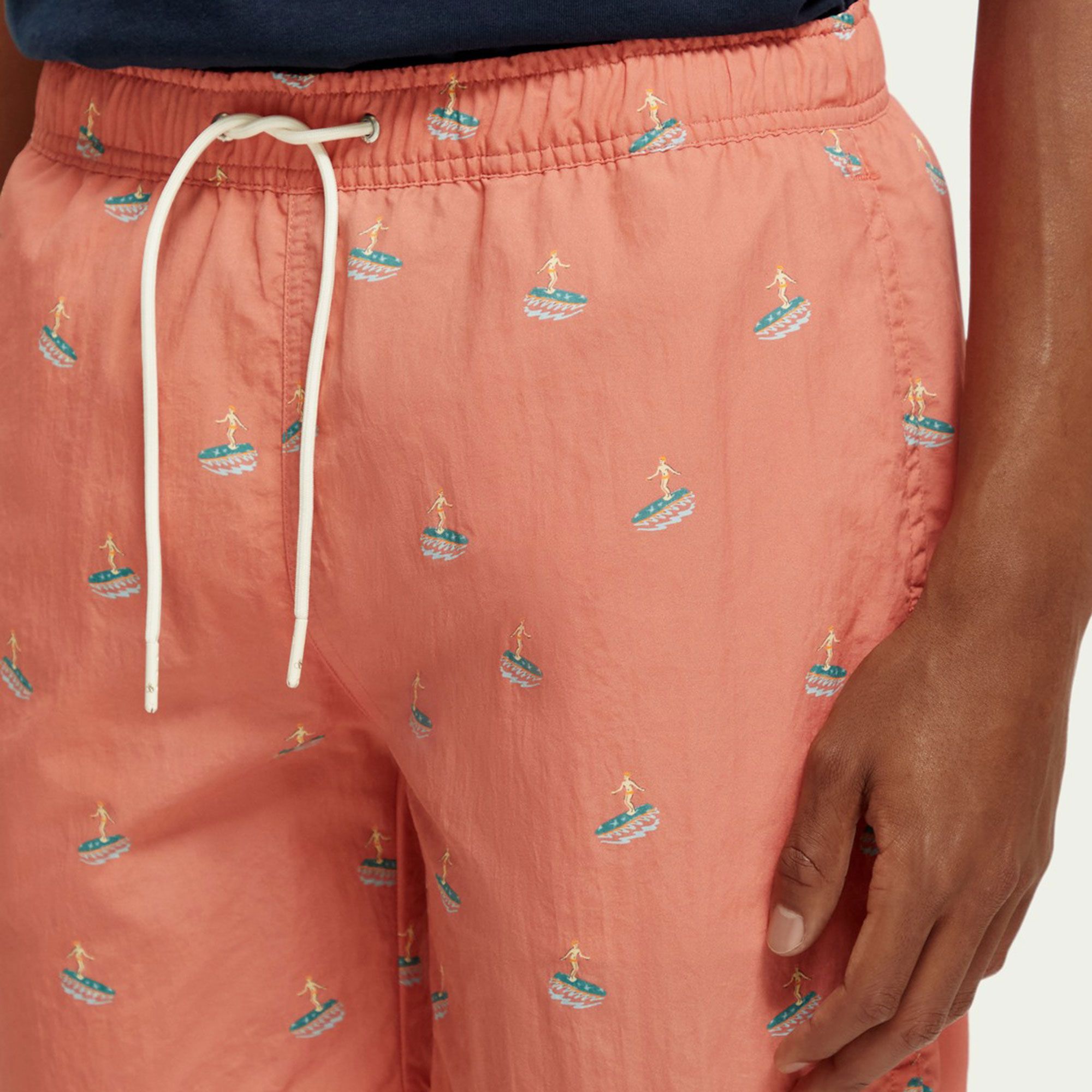Scotch & Soda Mid Length Mini Printed AOP Zwemshort Heren