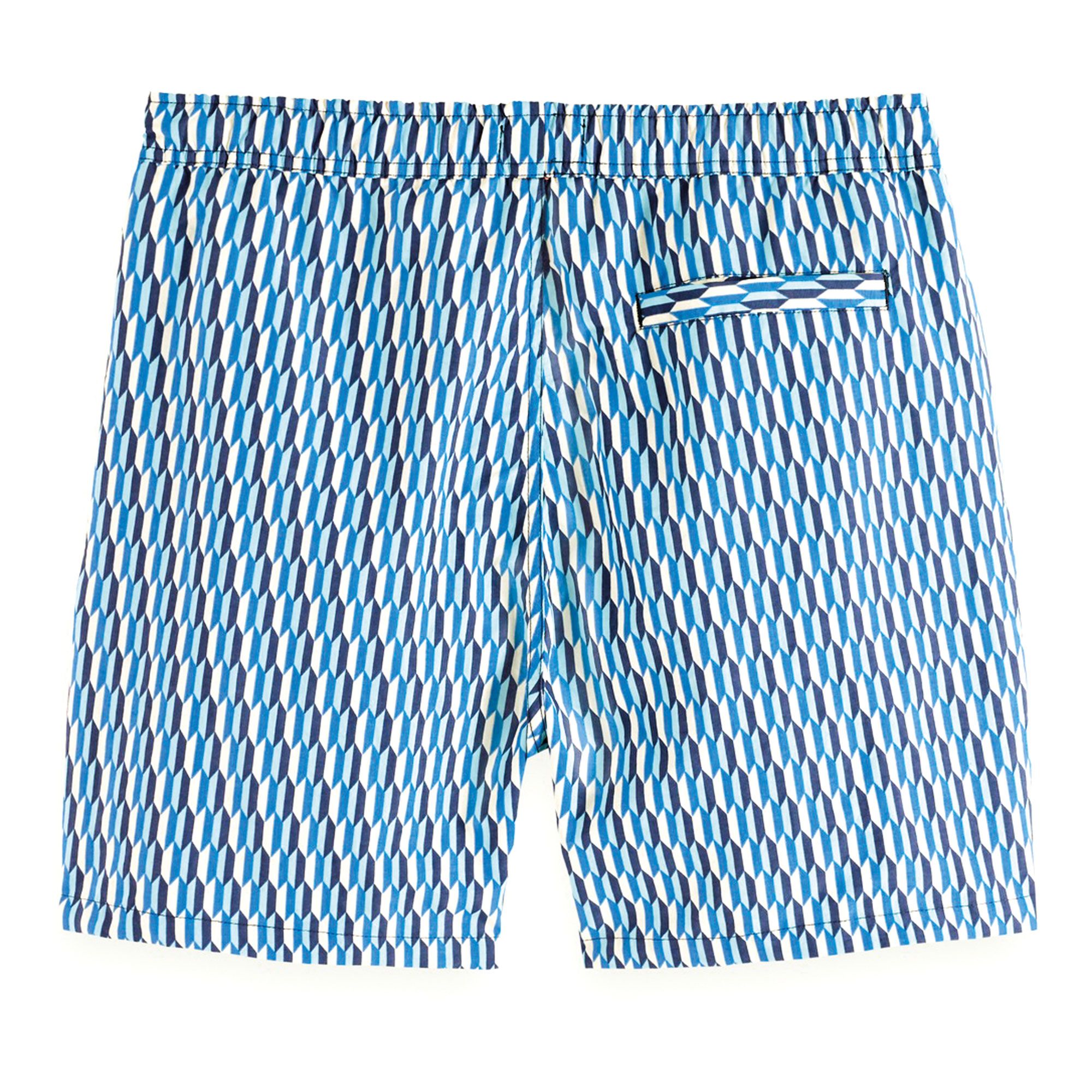 Scotch & Soda Mid Length Mini Printed AOP Zwemshort Heren