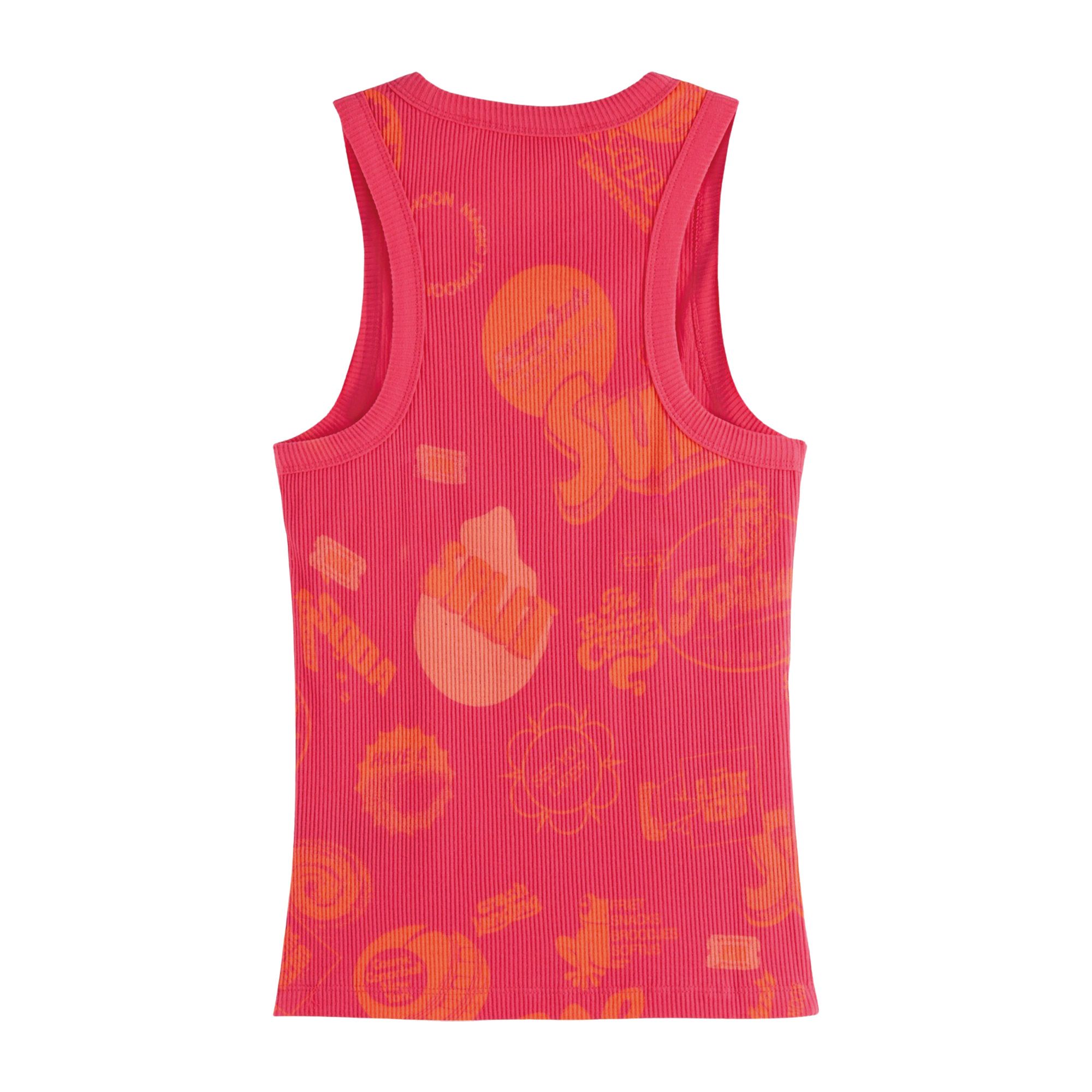 Tanktop Scotch & Soda Printed Rib Femmes
