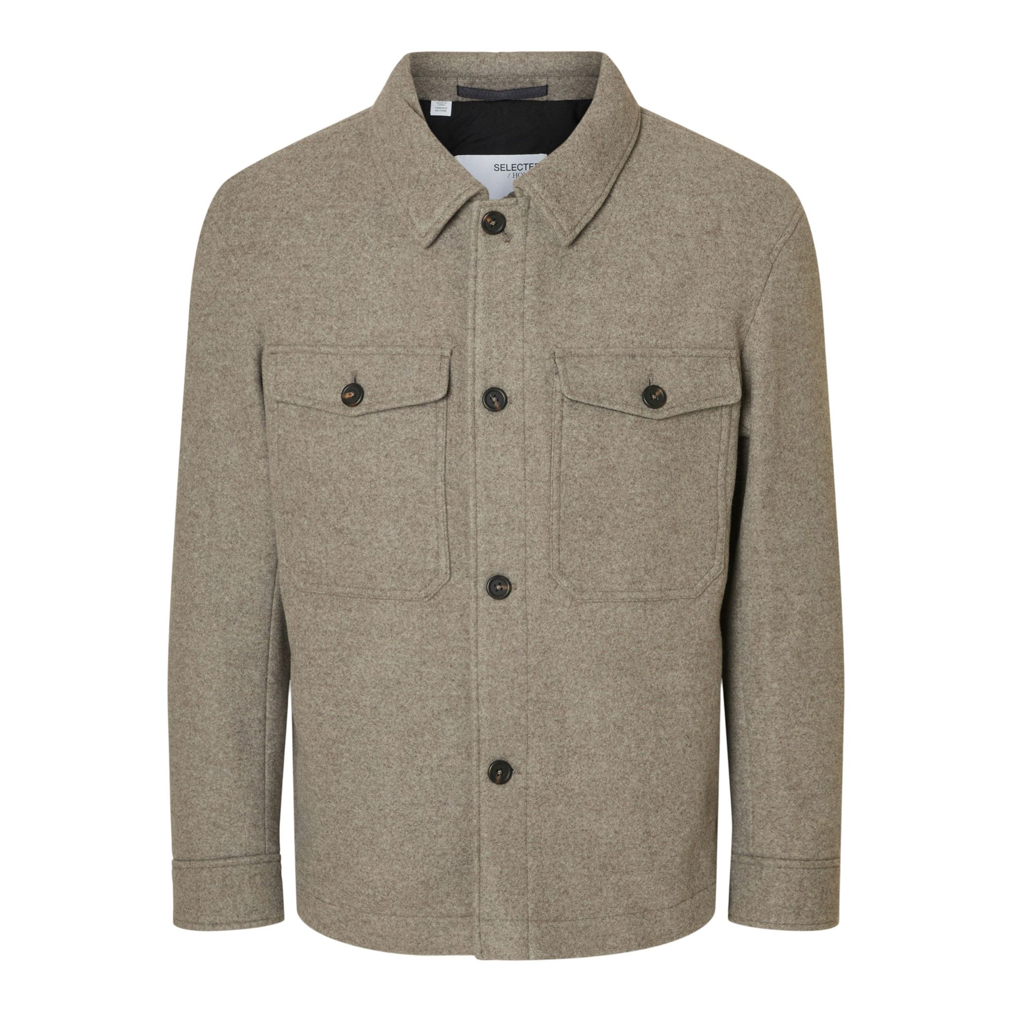 Selected Mitch Wool Blend Jas Heren