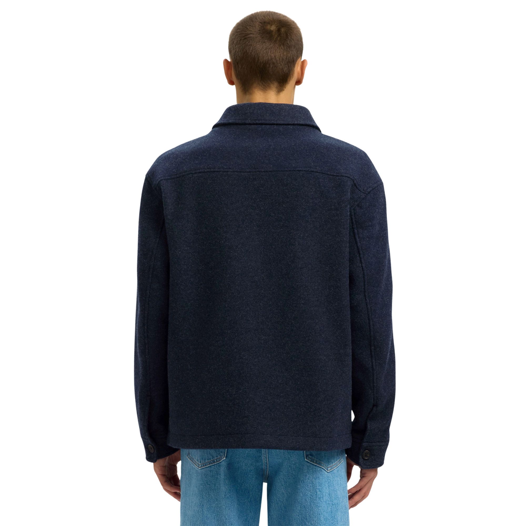 Selected Mitch Wool Blend Jas Heren