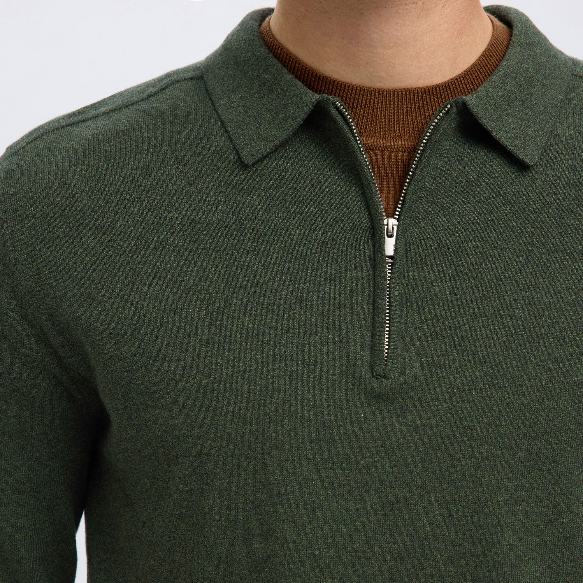 Selected Berg Half Zip Polo Heren