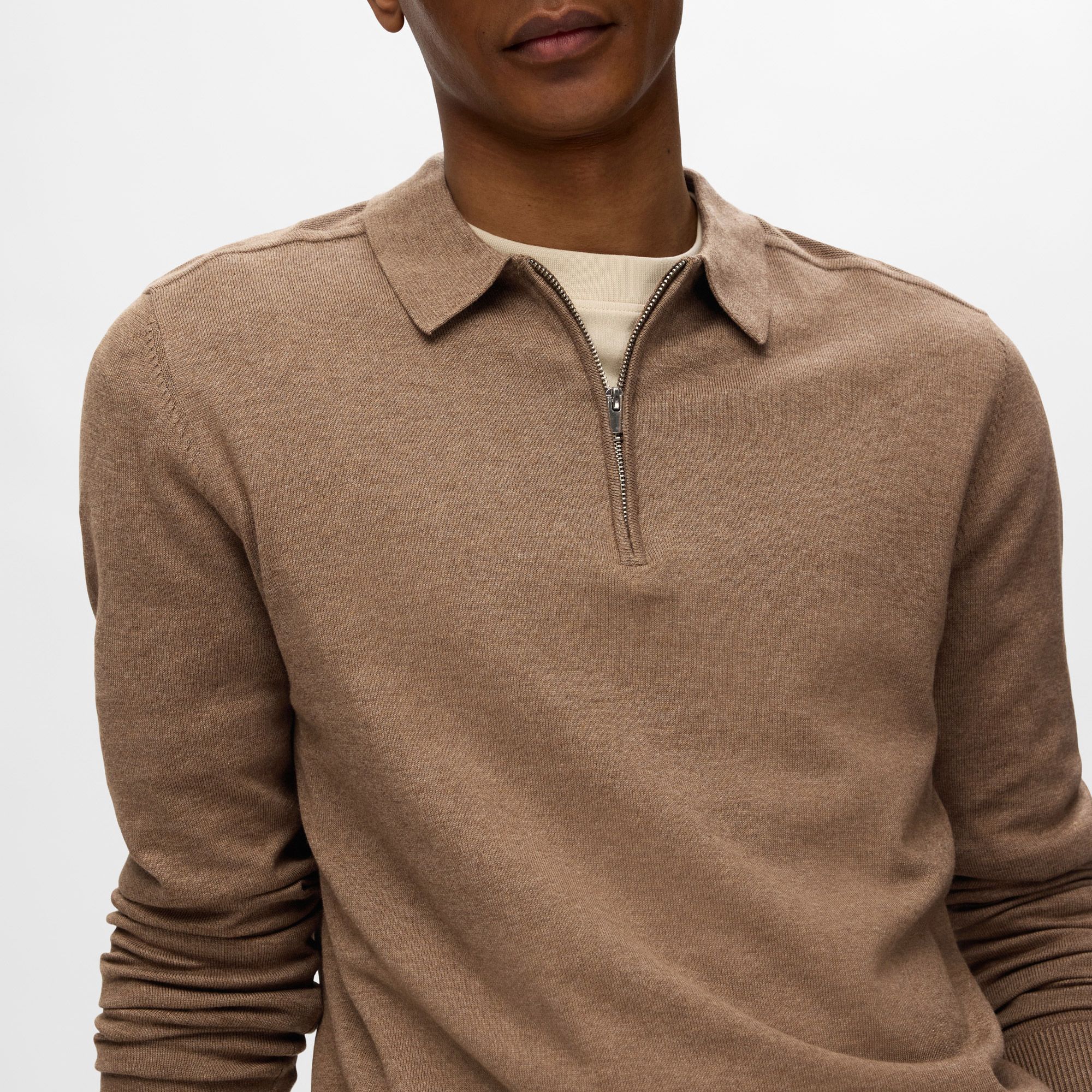 Selected Berg Half Zip Polo shirt Men | Plutosport