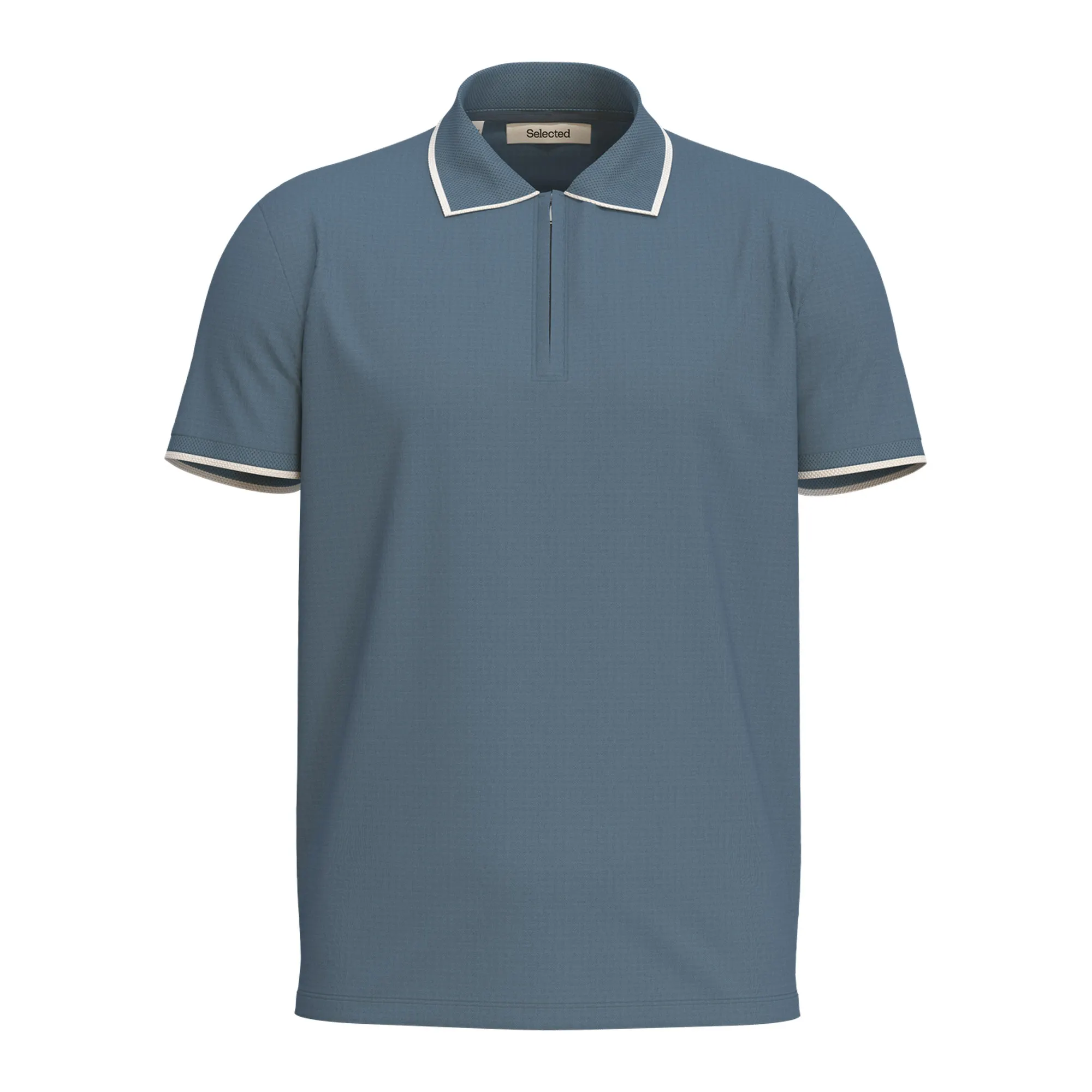 Selected Fave Sport Zip Polo Heren