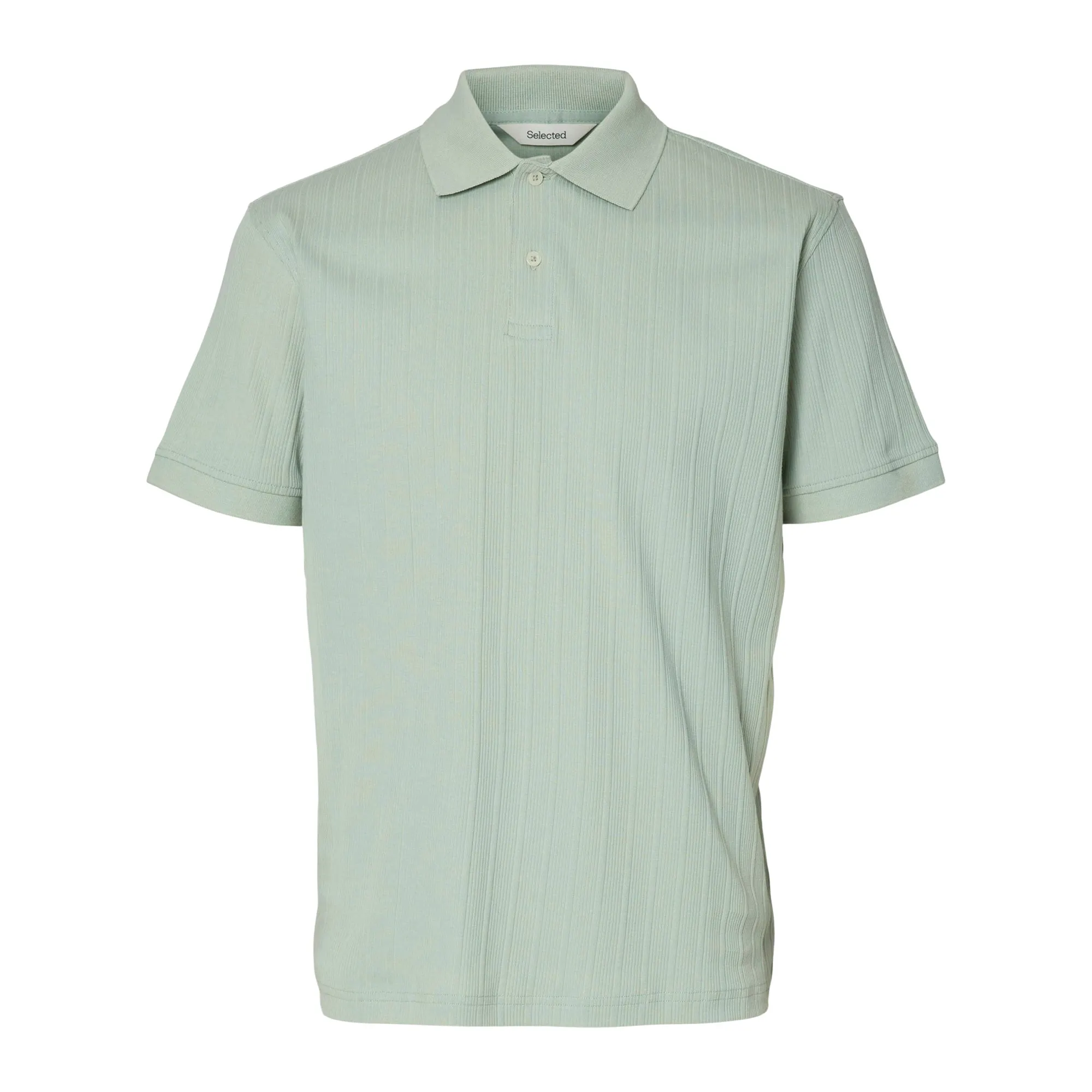 Selected Cole Rib SS Polo Heren