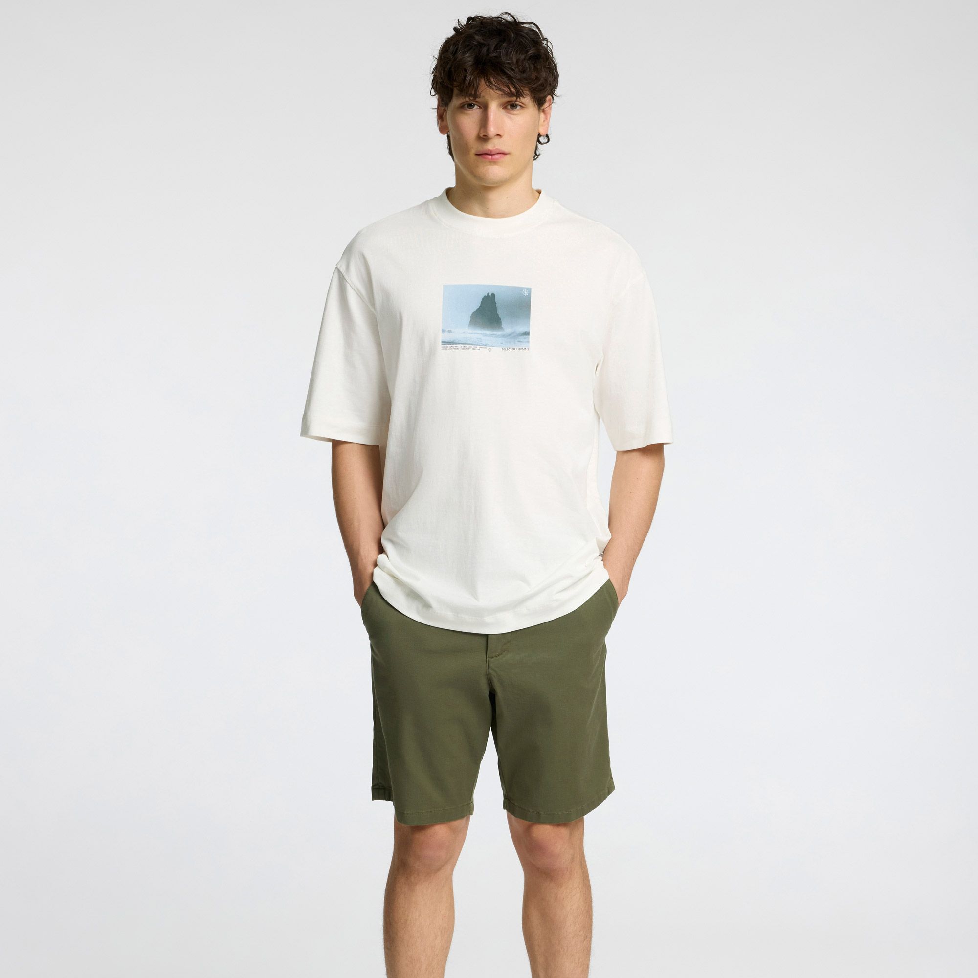 Selected Slim Miles Flex Short Heren