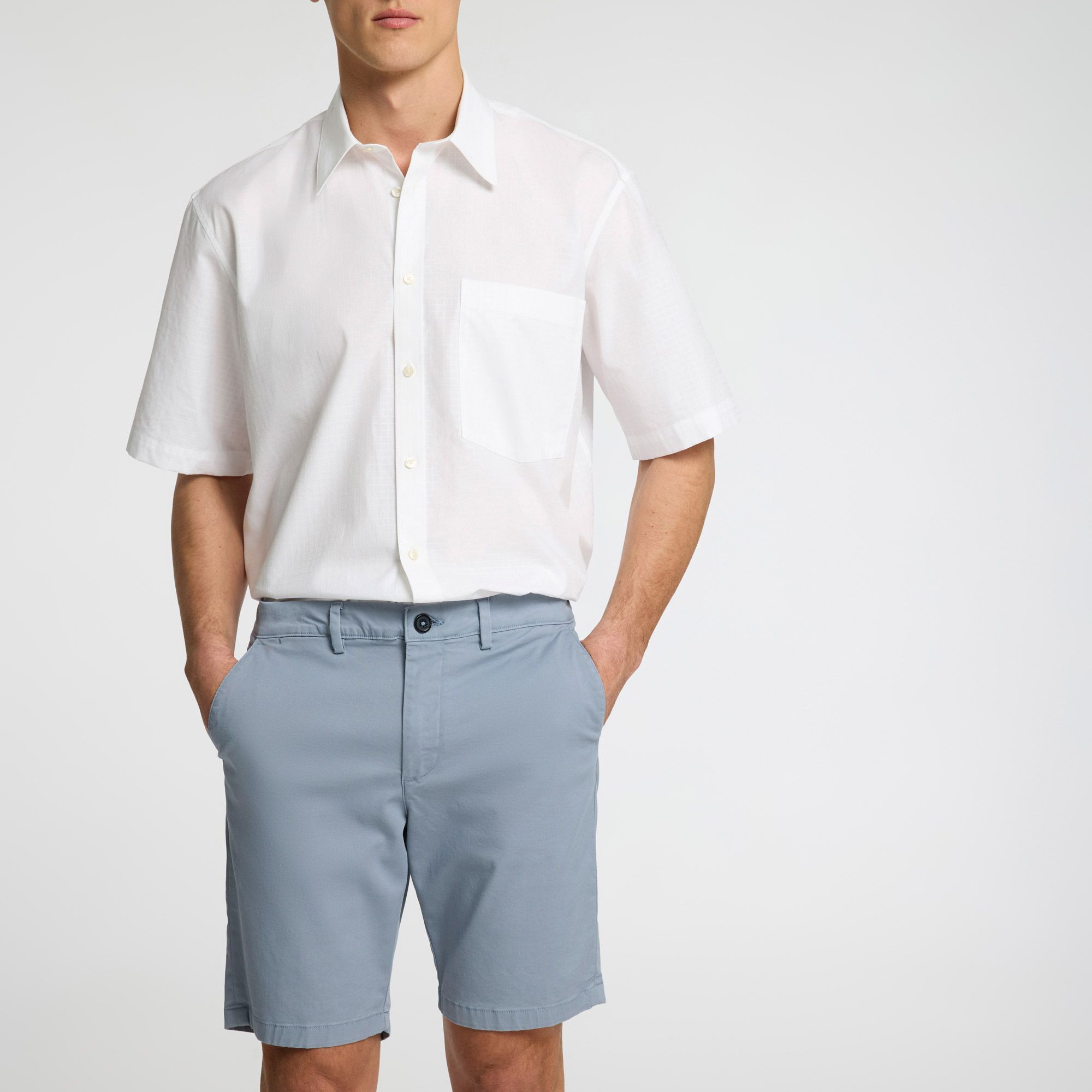 Short Selected Slim Miles Flex Hommes