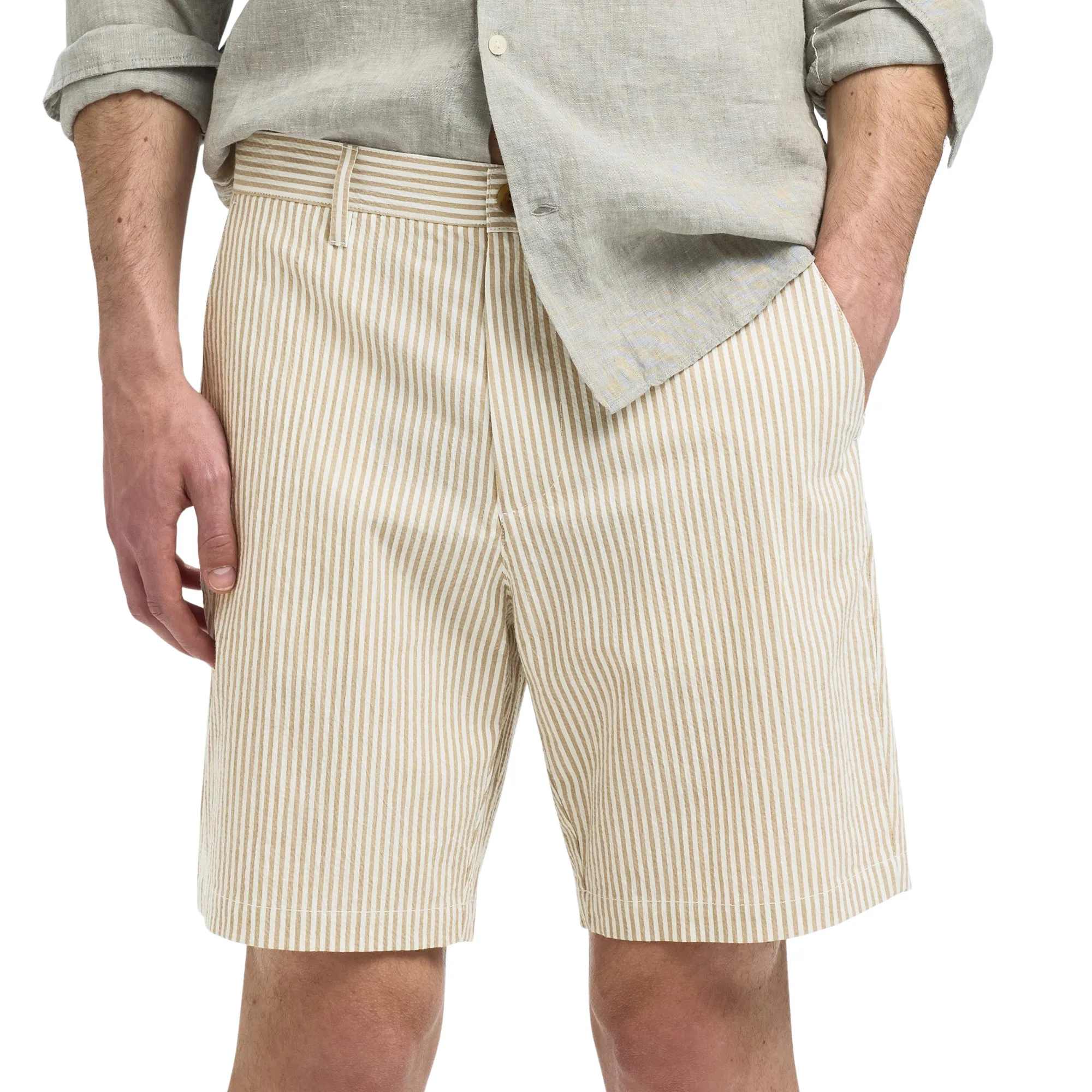 Selected Regular Karl Seersucker Short Heren