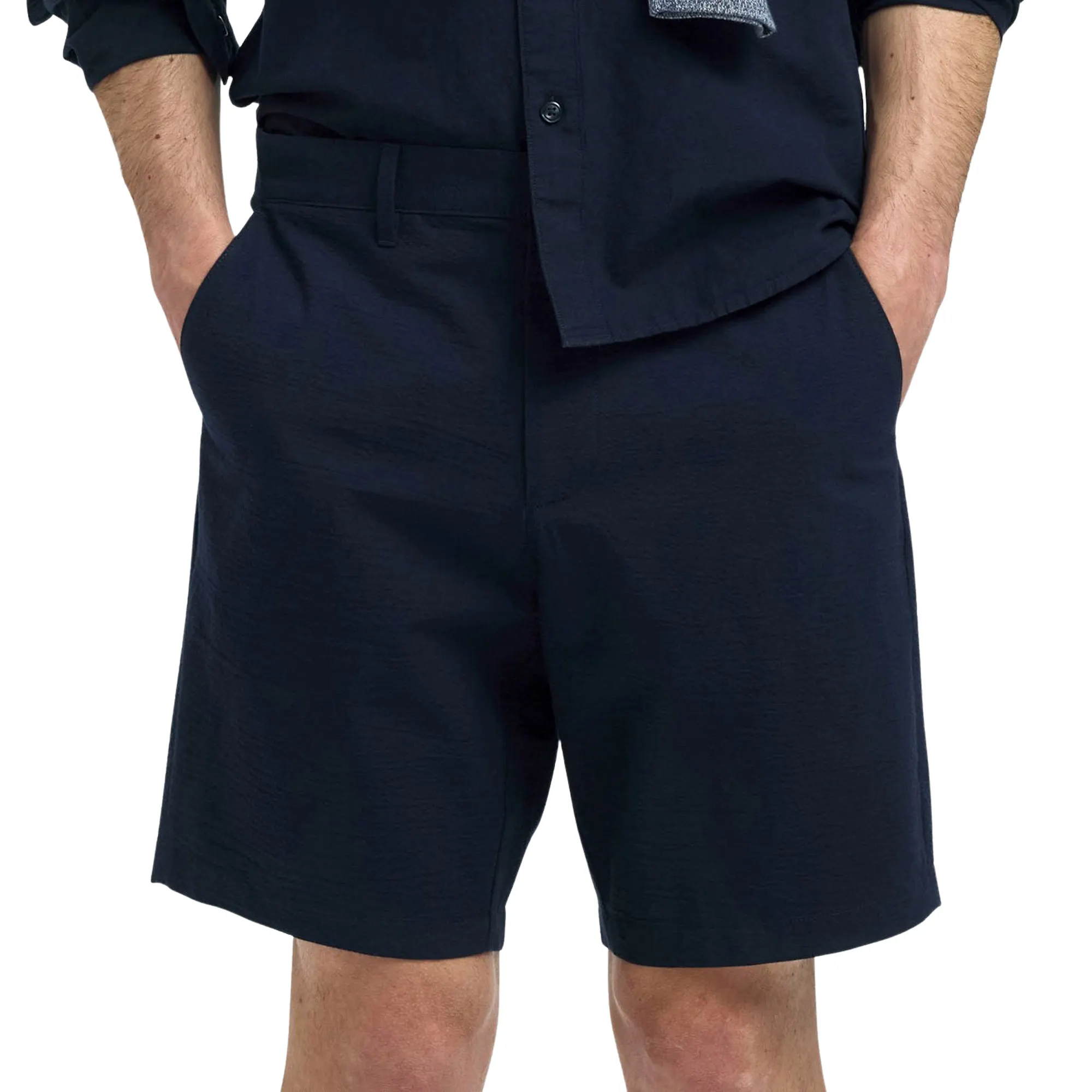 Selected Regular Karl Seersucker Short Heren