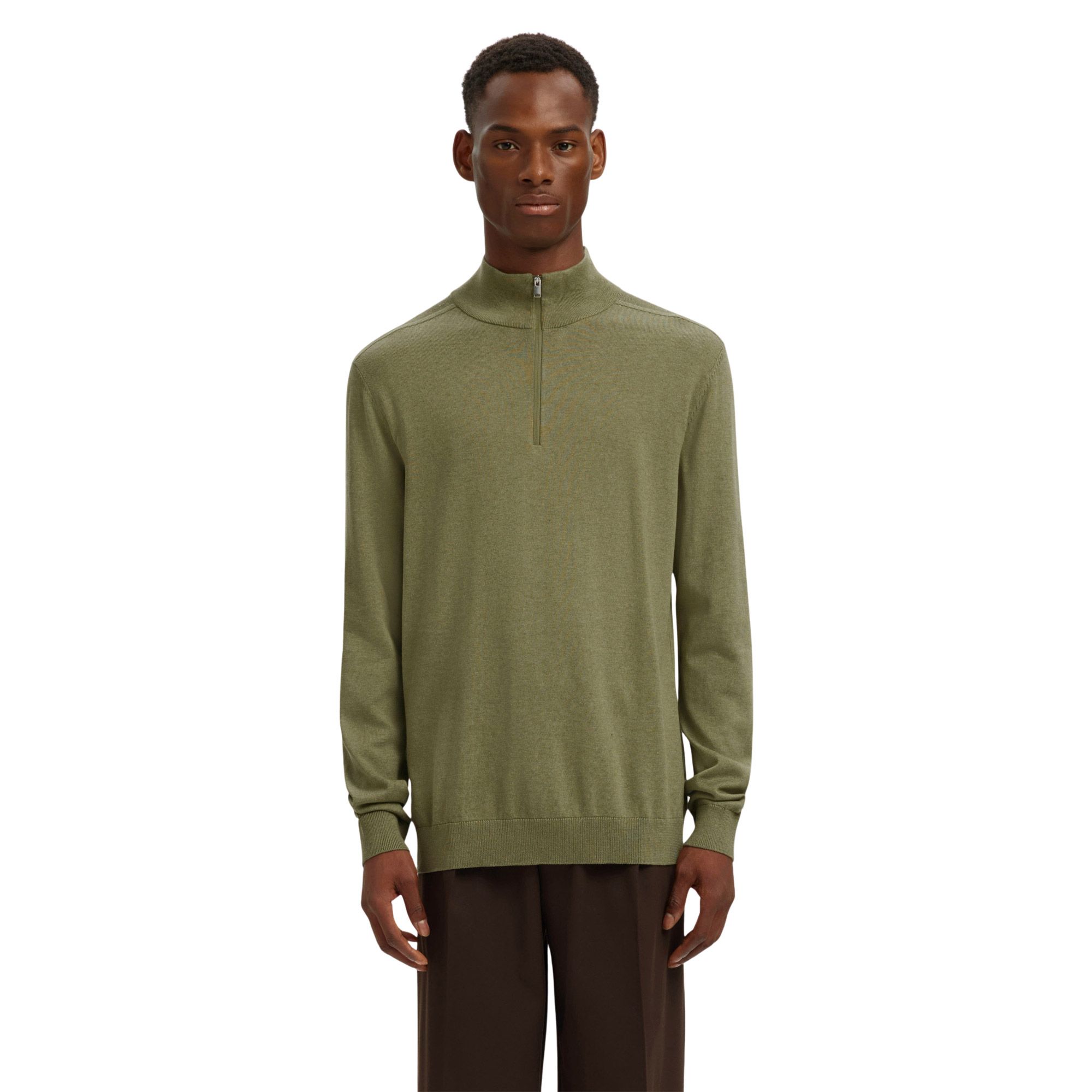 Selected Berg Half Zip Trui Heren