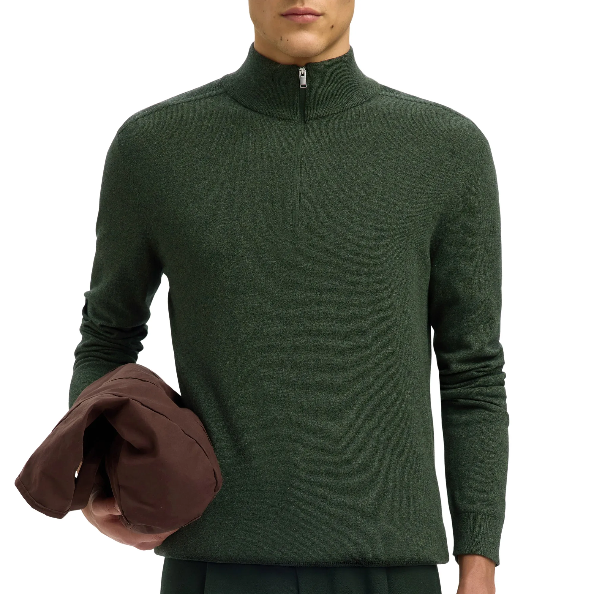 Selected Berg Half Zip Trui Heren