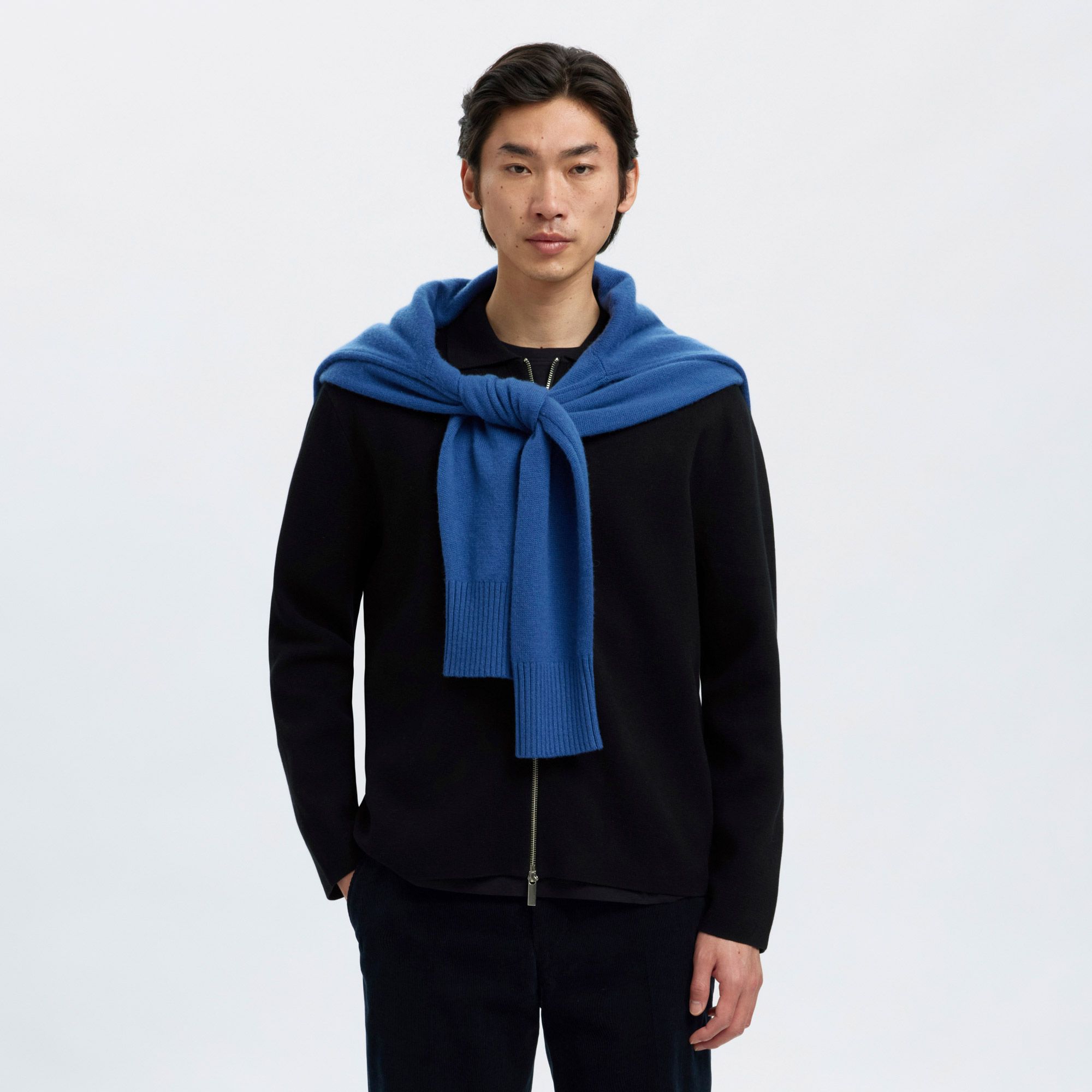 Veste Selected Light Knit Full Zip Cardigan Hommes