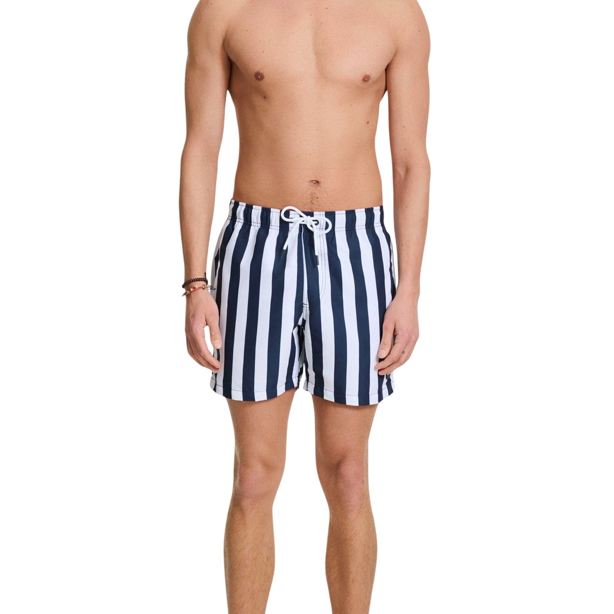 Shiwi Broad Stripe Zwemshort Heren