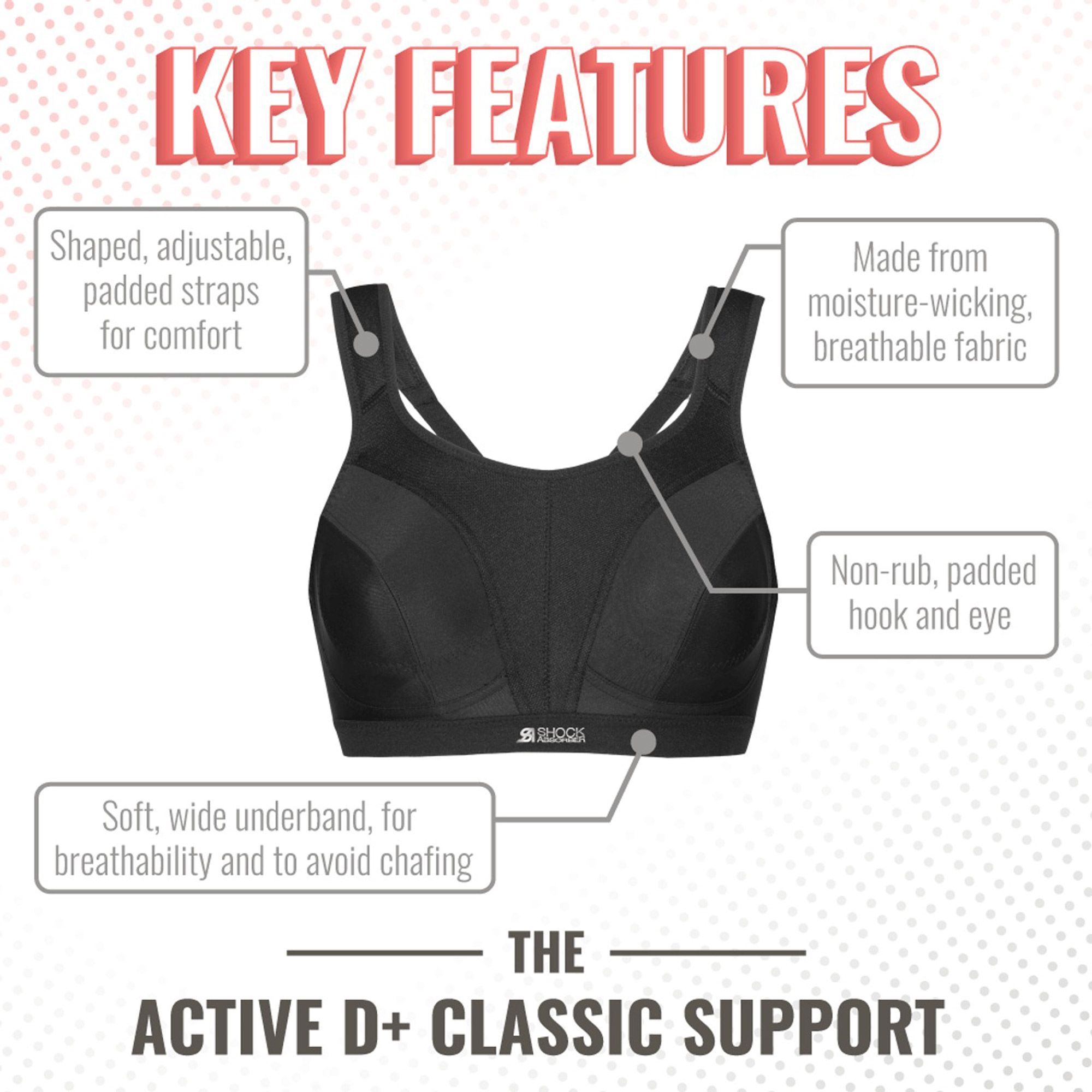 Shock Absorber Active D+ Classic Sportbeha Dames