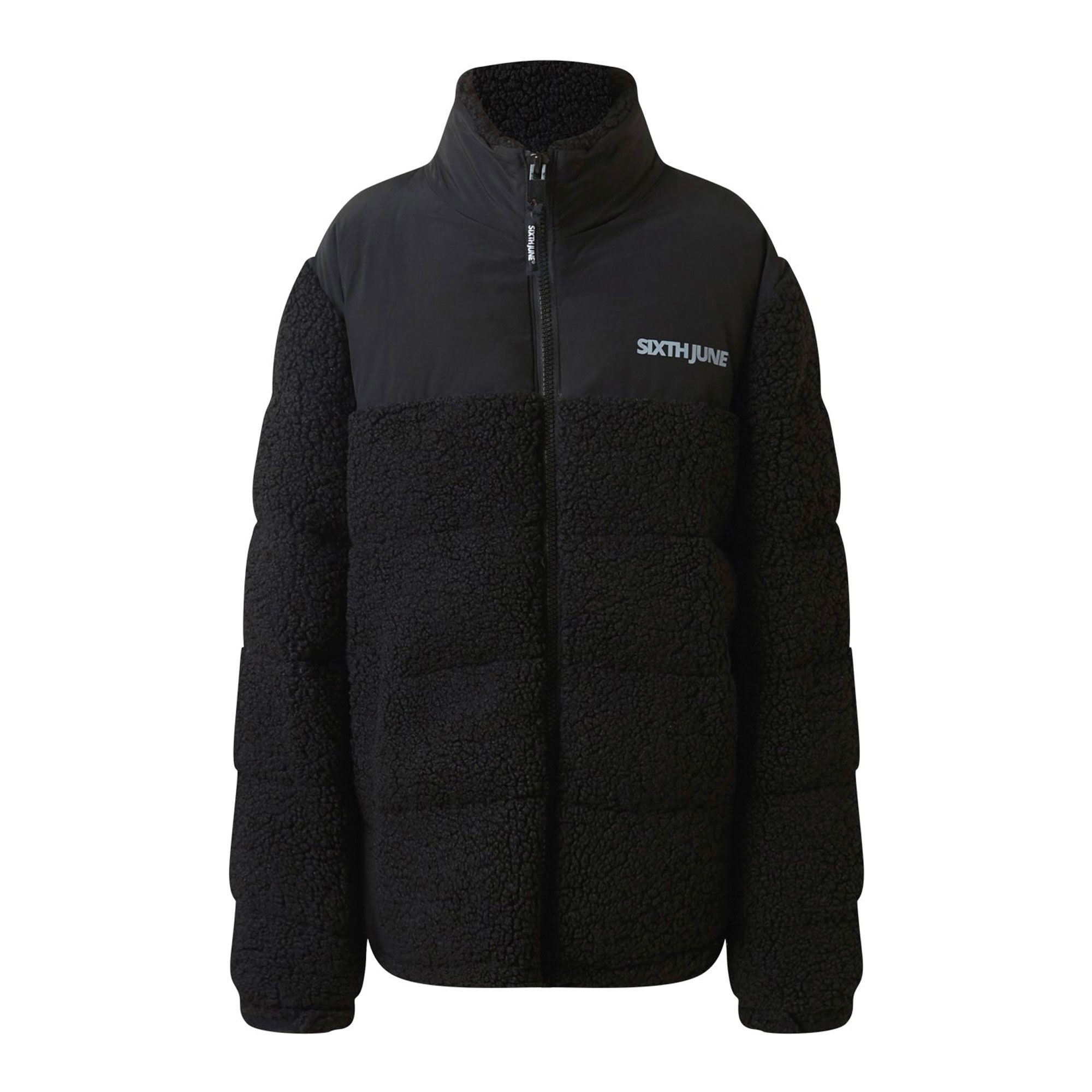 Sixth June Bimaterial Sherpa Winterjas Heren
