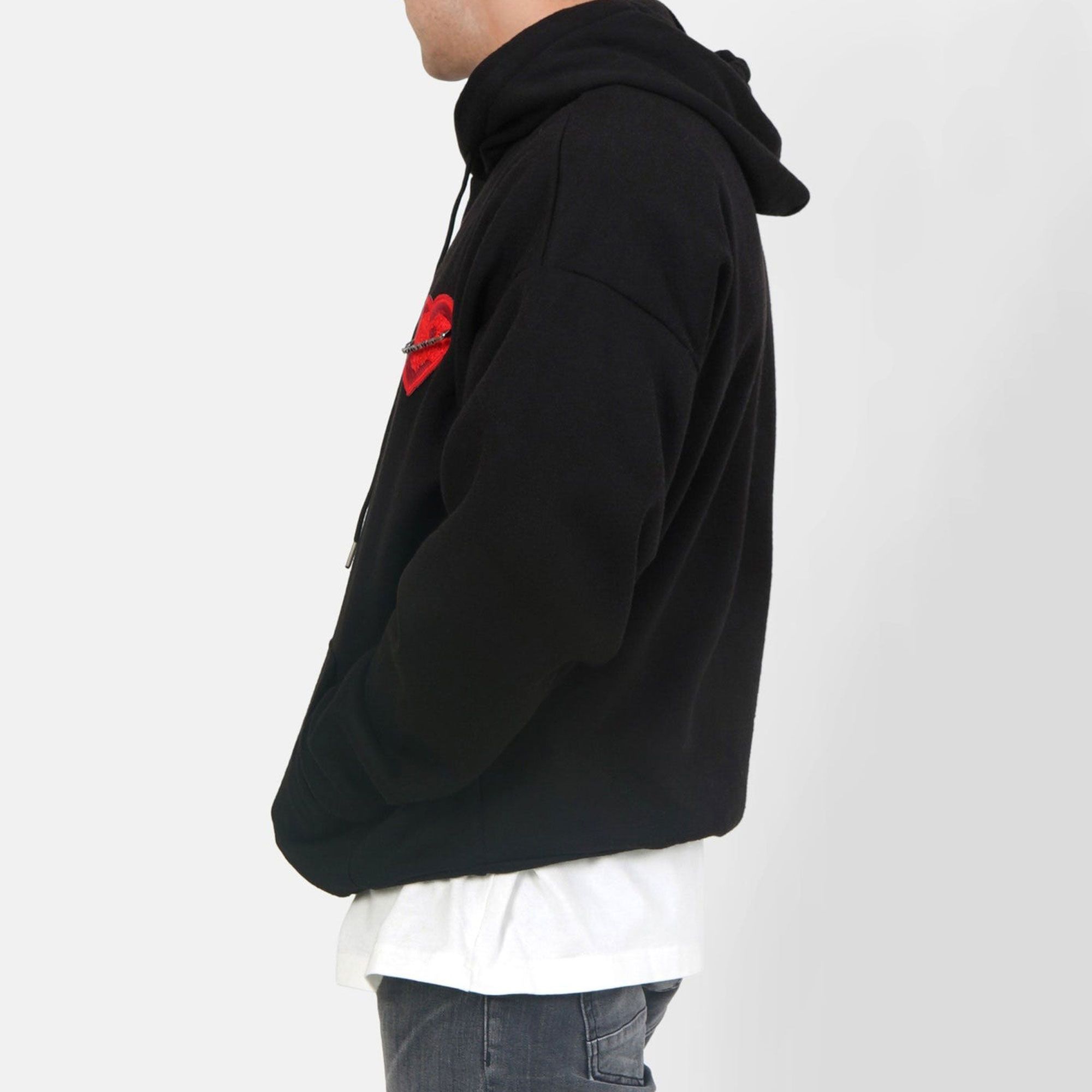 Sixth June Heart Pinned Hoodie Heren
