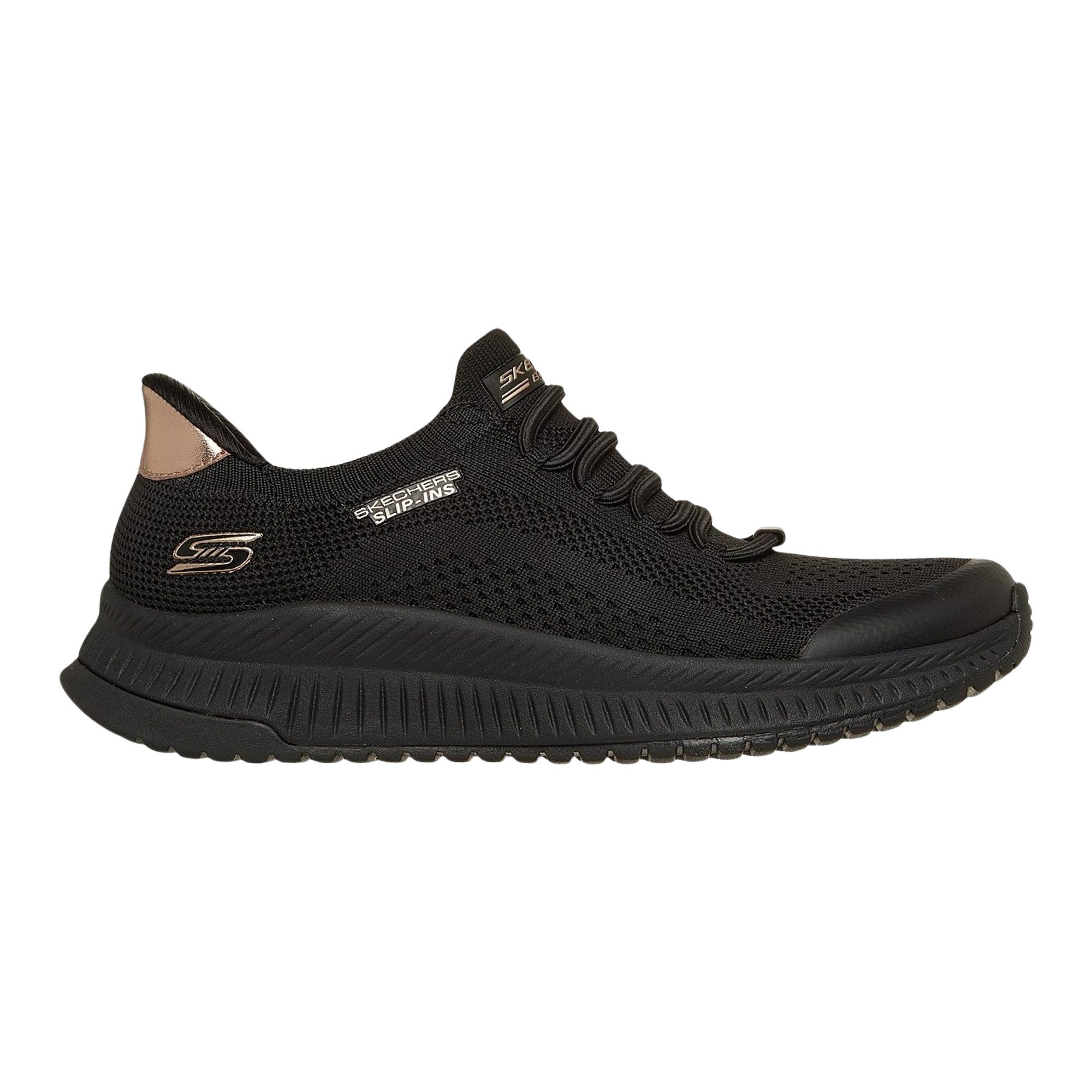 bobs dames skechers bobs zwart Skechers Slip-ins BOBS Squad Dire Step Sneakers Dames PlutoSport