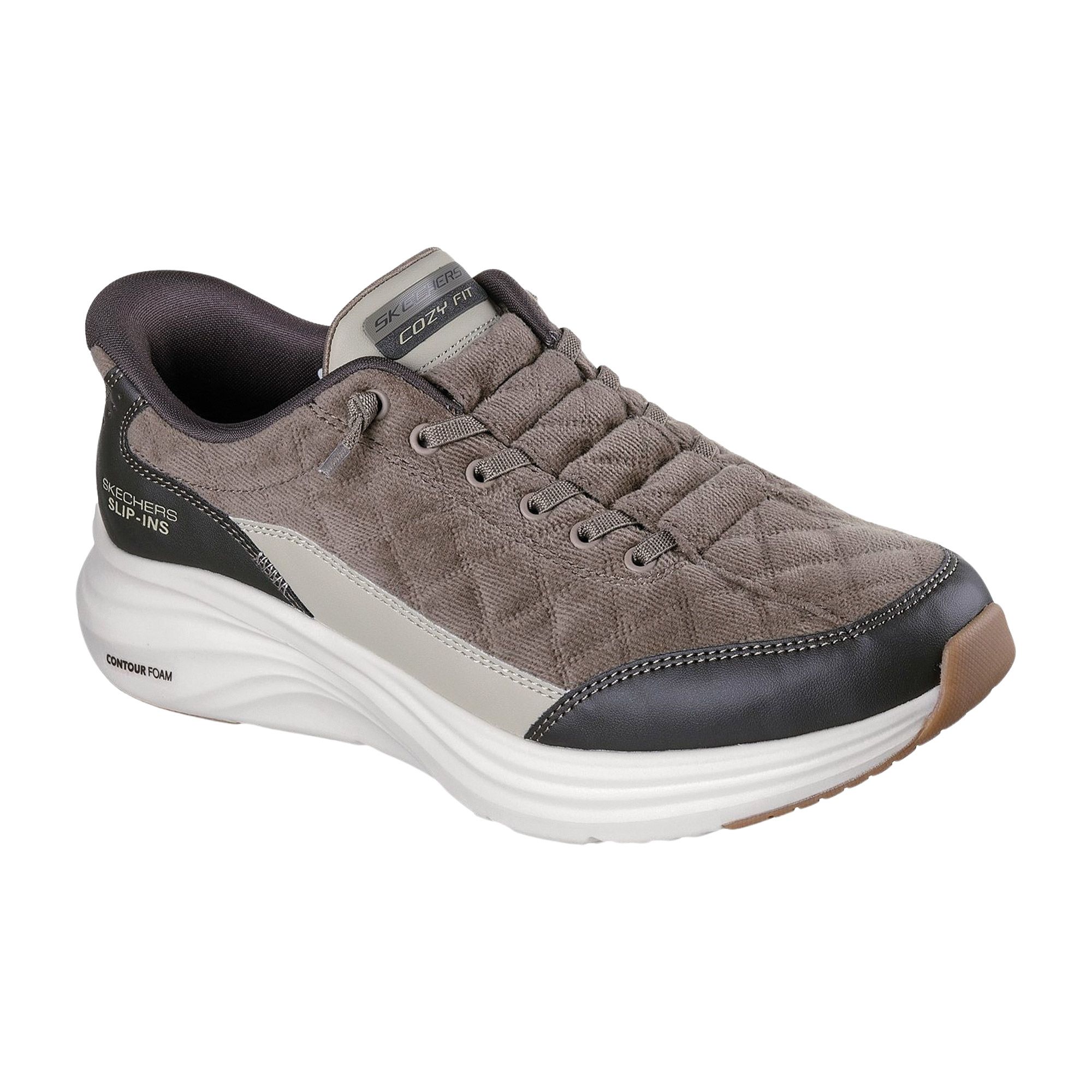 Baskets Skechers Contour Foam-Cordelux Slip-ins Hommes