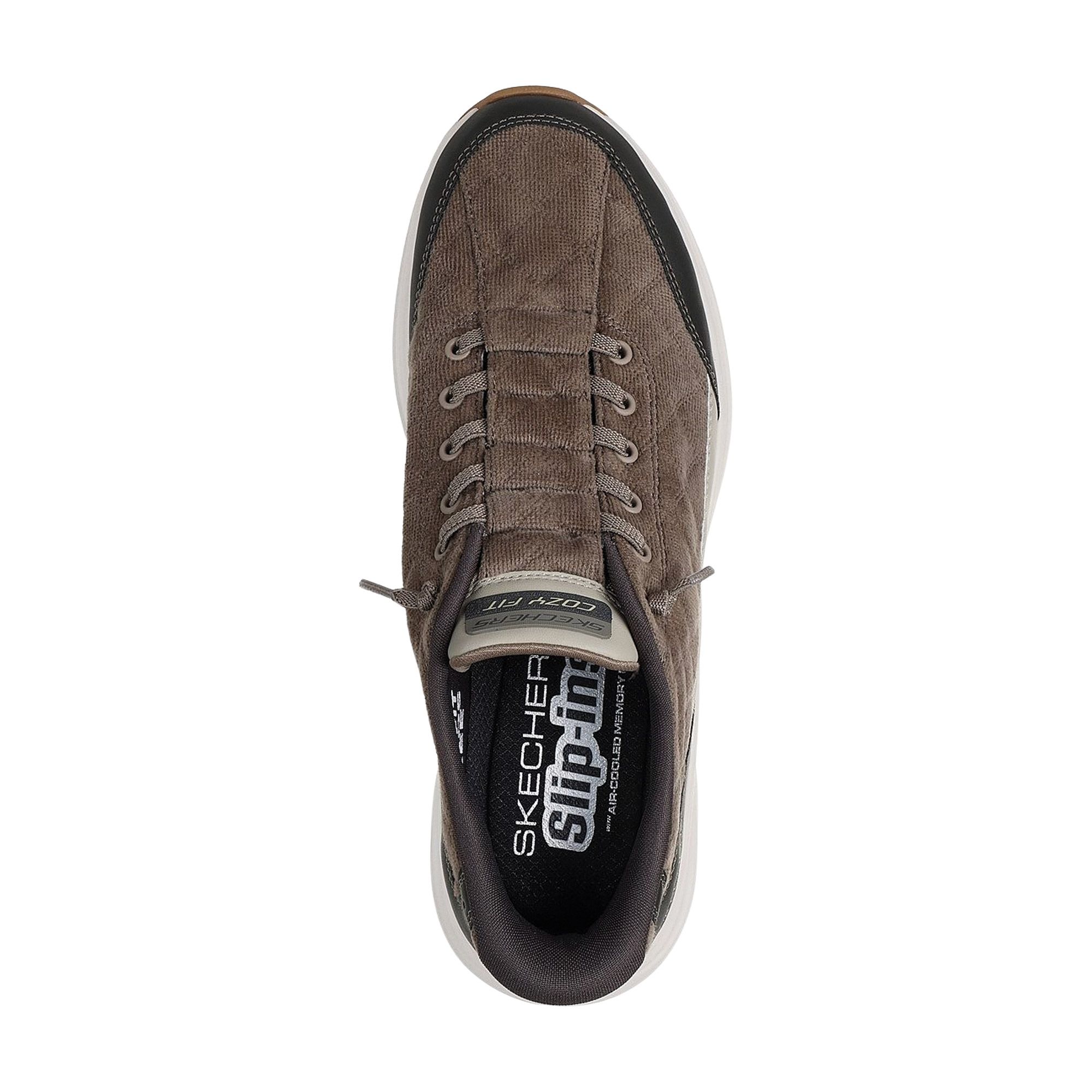Baskets Skechers Contour Foam-Cordelux Slip-ins Hommes
