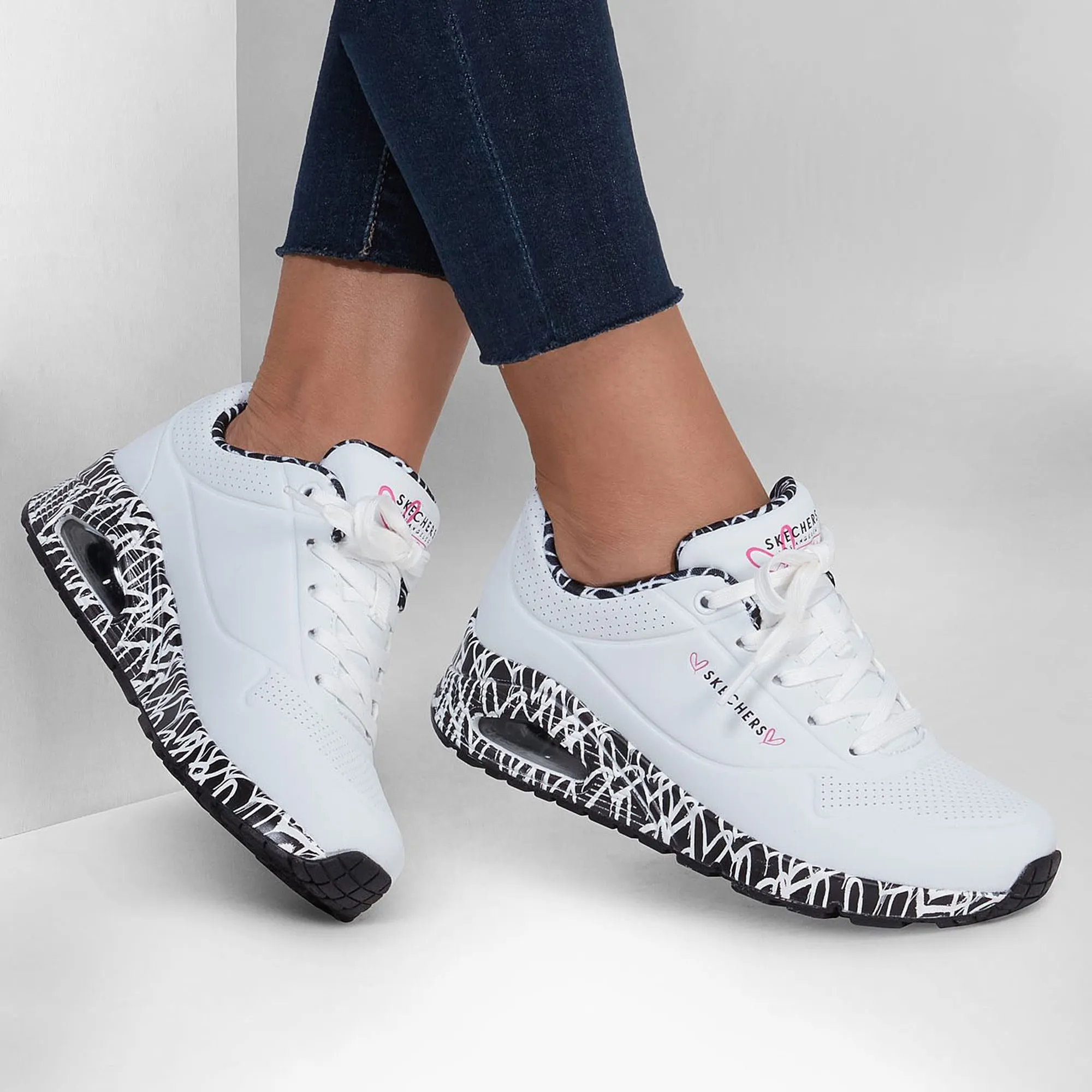 Skechers Uno - Loving Love Sneakers Dames