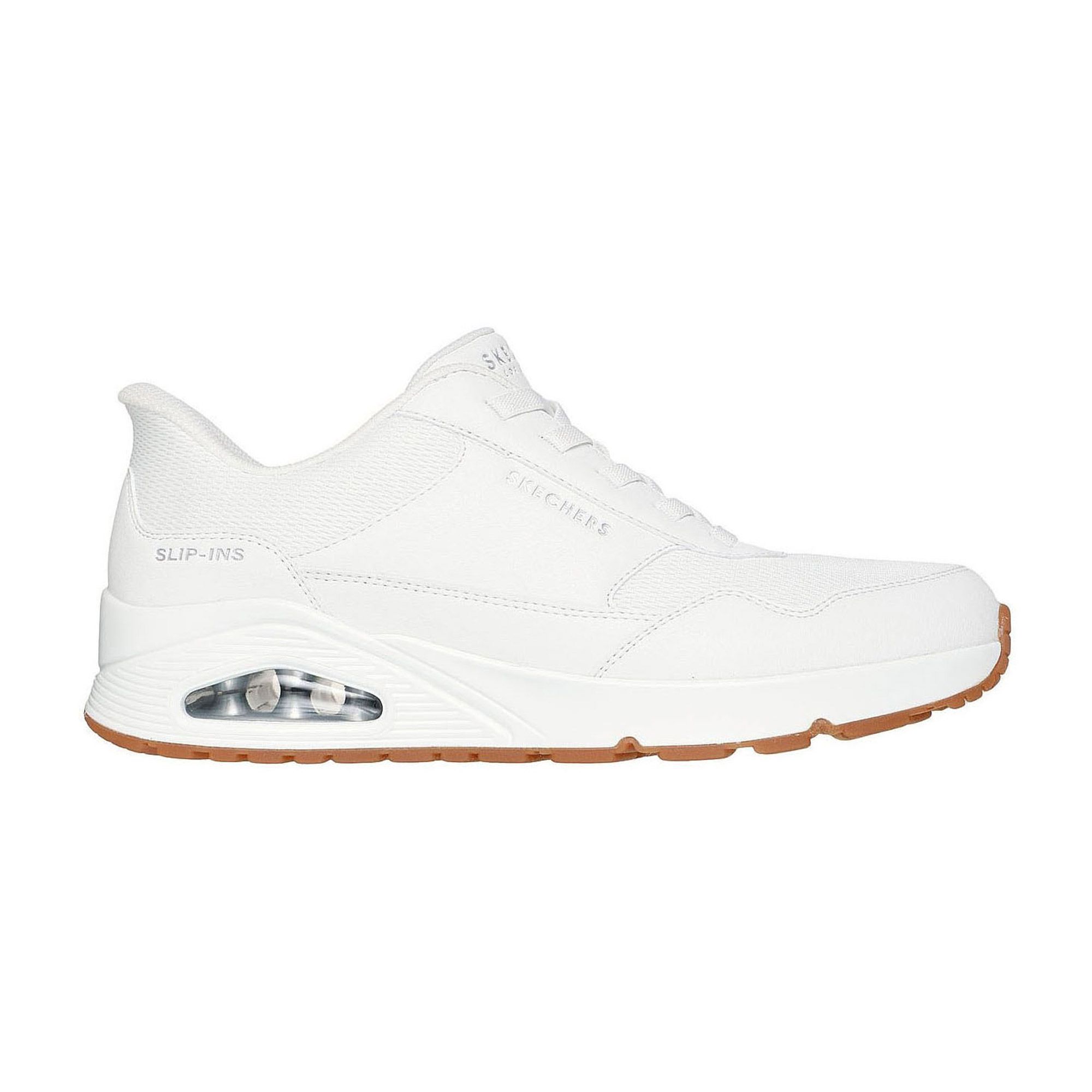 Skechers Uno herensneaker wit