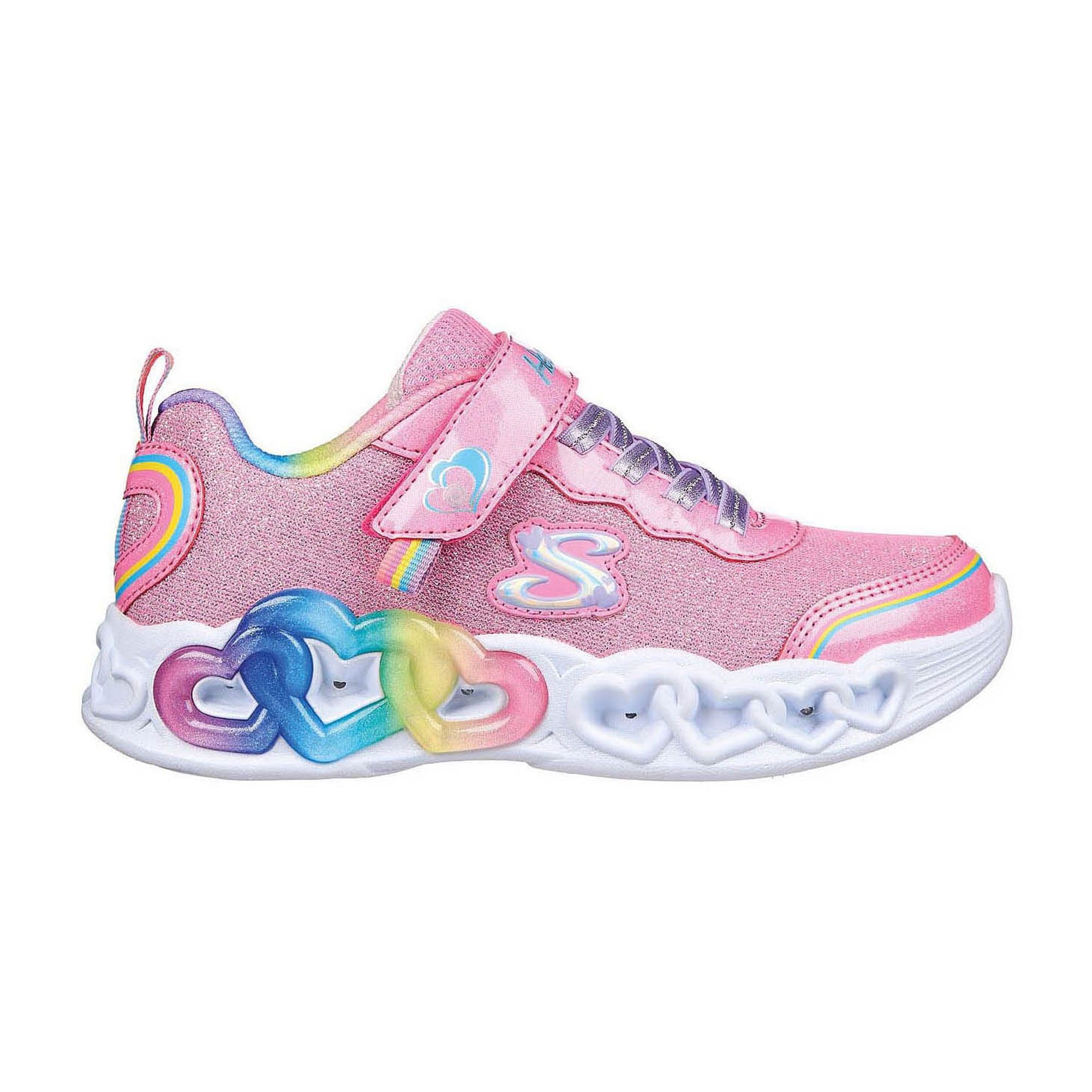 Skechers Infinite Heart Lights - Love Sneakers Meisjes