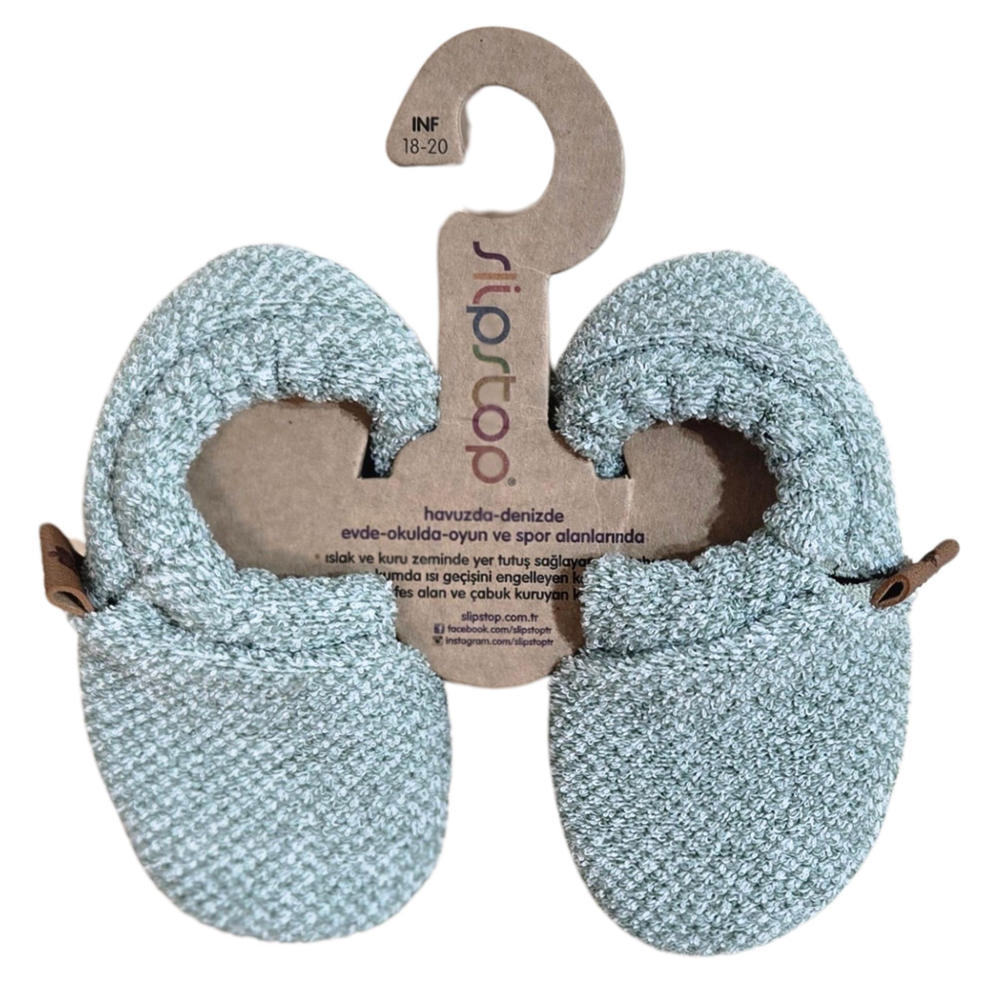 Slipstop Soft Green Bootie Sloffen Junior