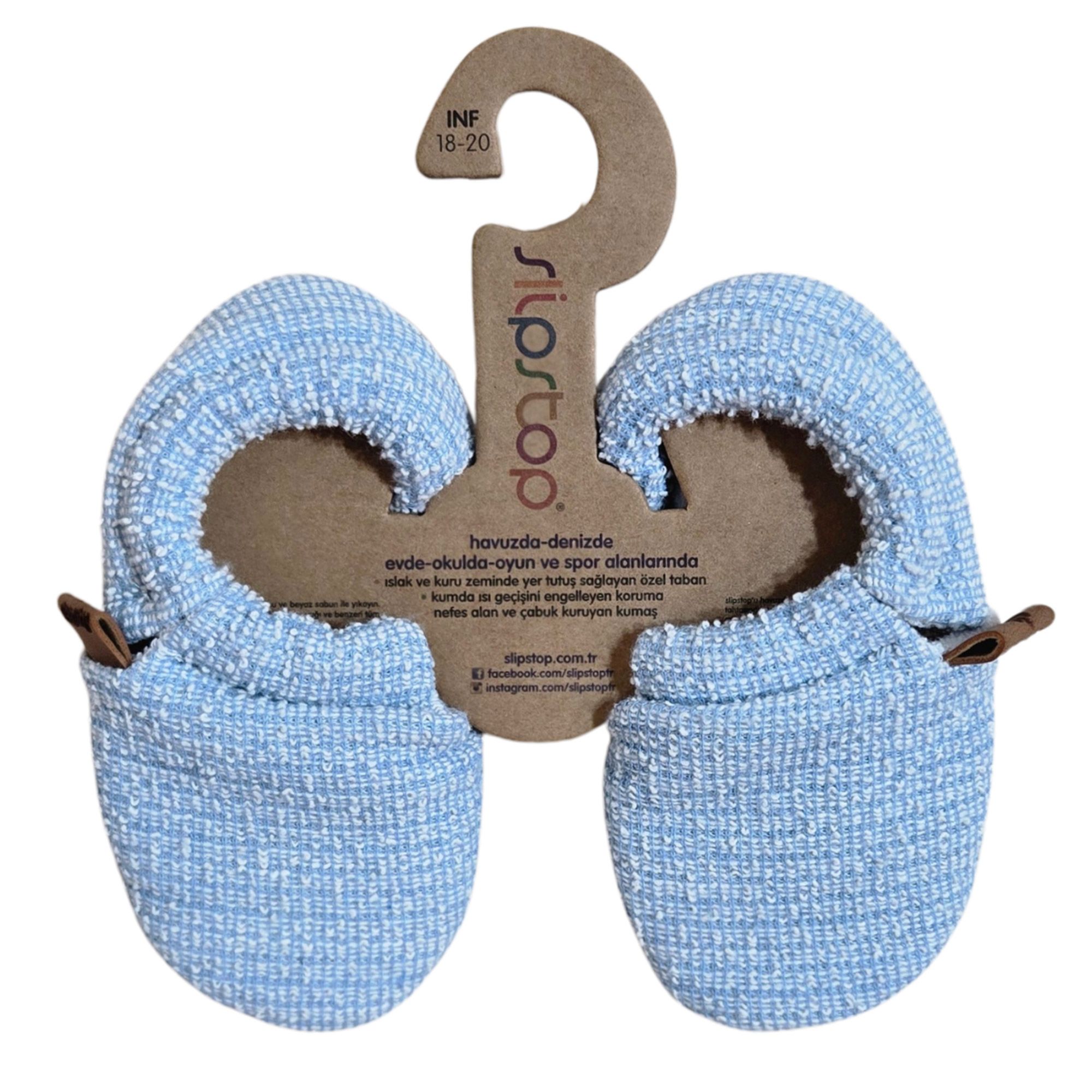 Slipstop Ice Blue Bootie Sloffen Junior