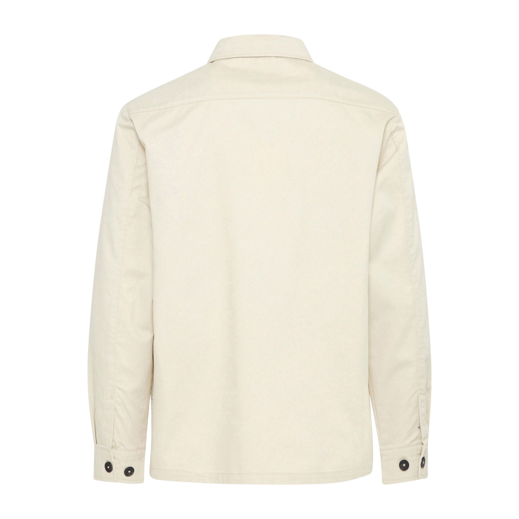 Solid Delon Zipper Overhemd Heren