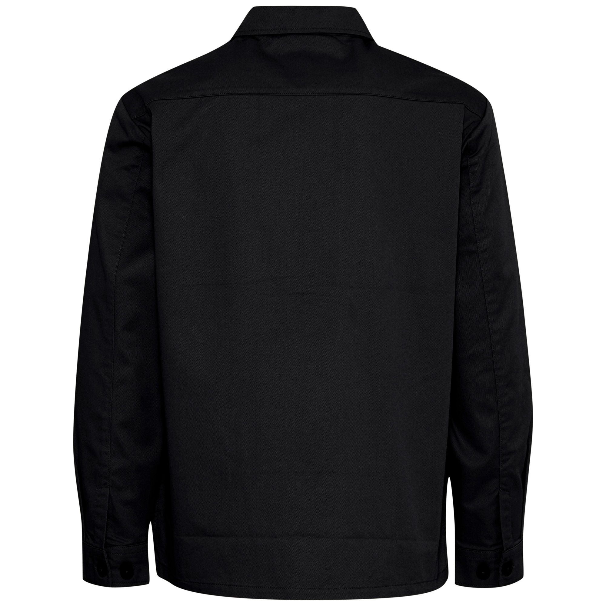 Chemise Solid Delon Zipper Hommes