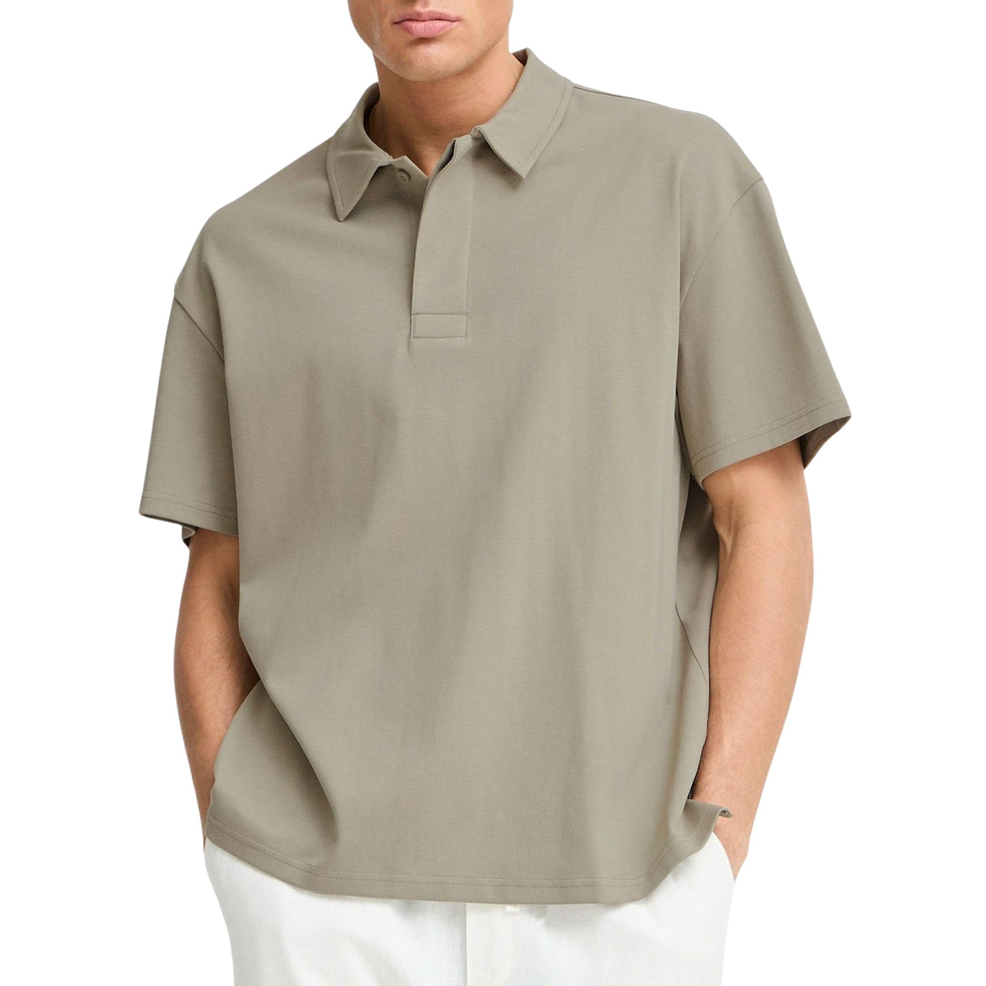 Solid Oswald Polo Heren