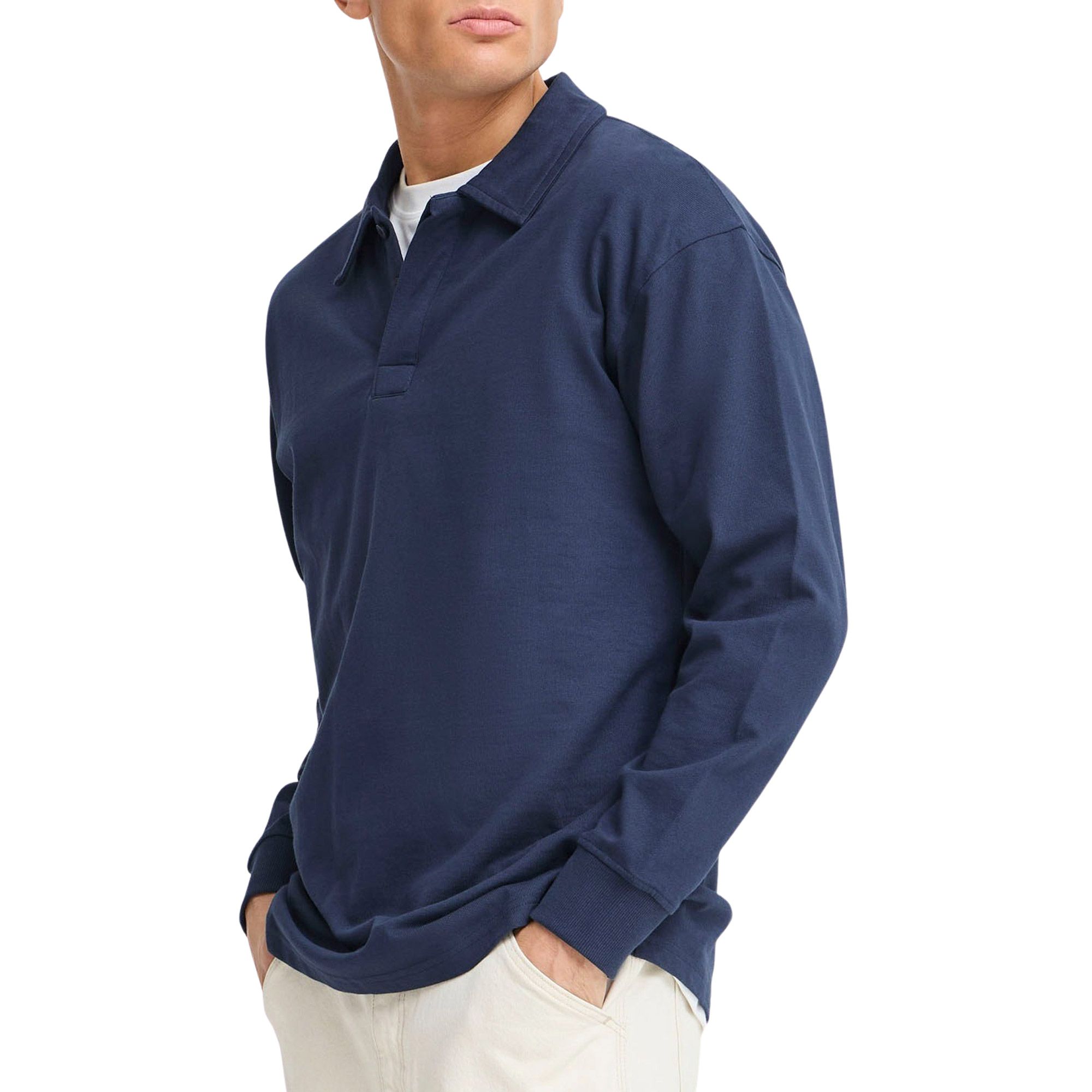 Solid Orwell LS Polo Heren