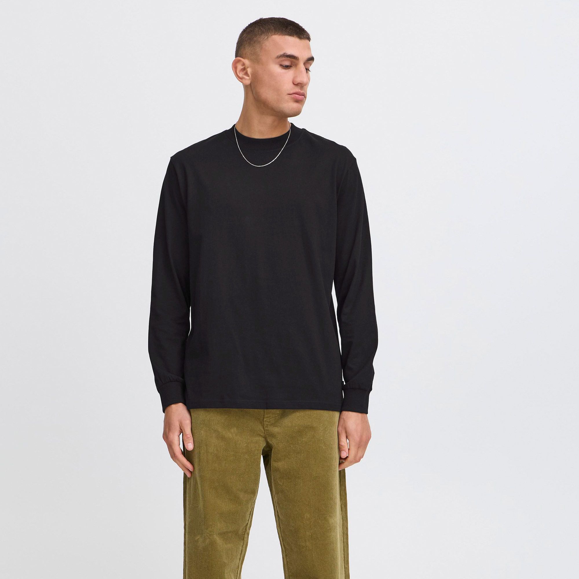 Solid Reynaldo Longsleeve Shirt Heren