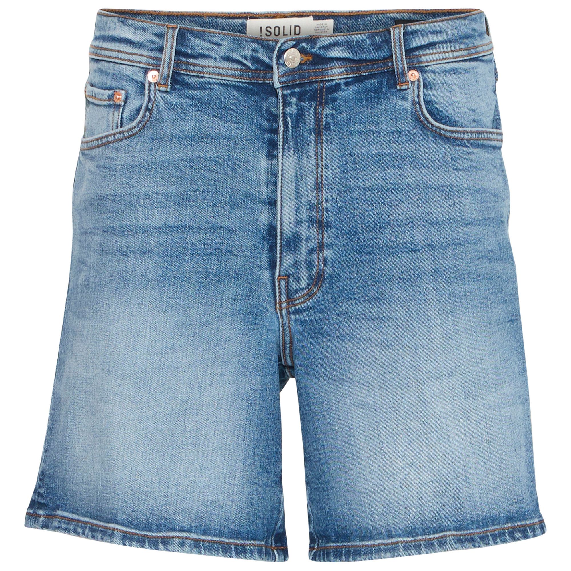 Solid Ryan Denim Short Heren