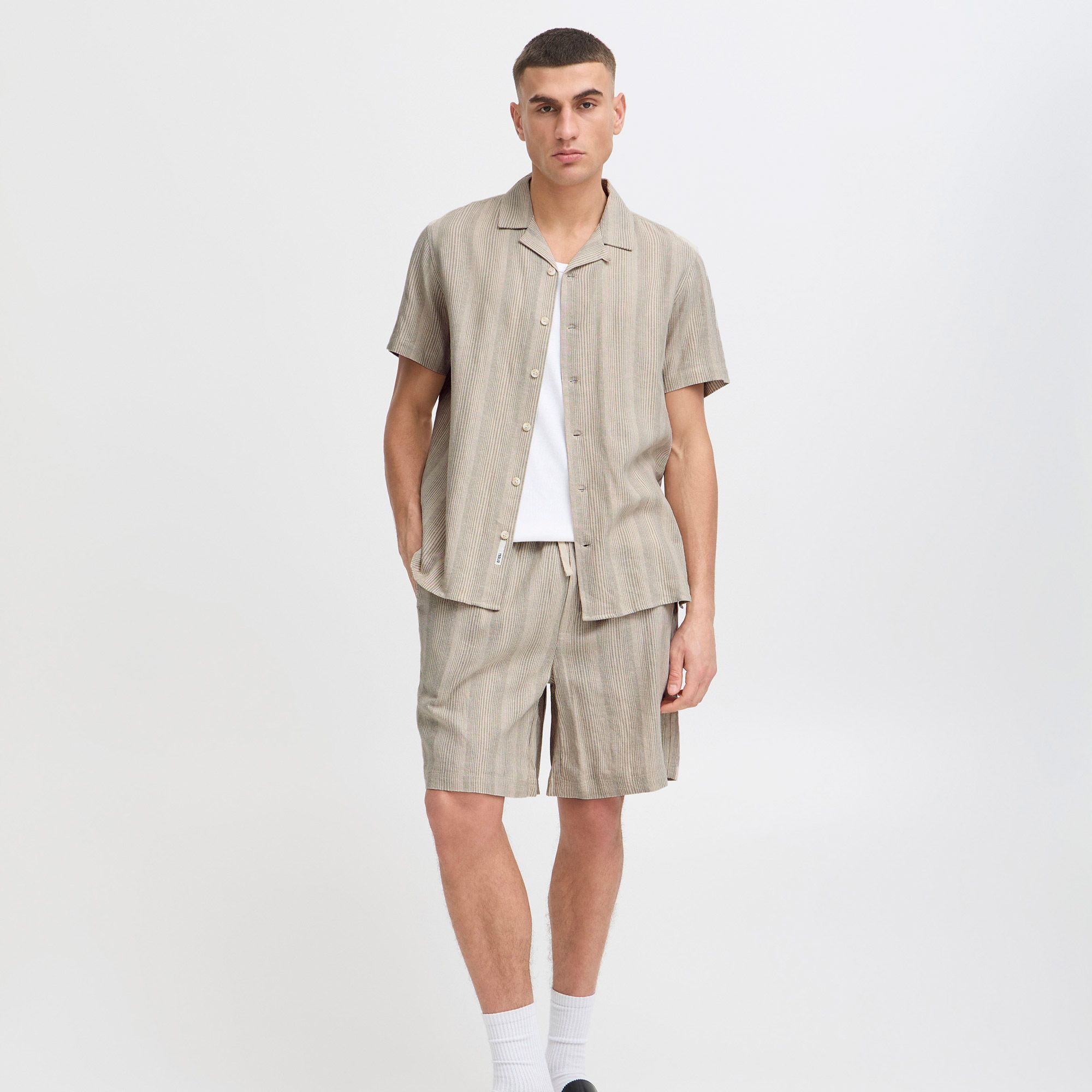 Solid Liam Stripe Short Heren