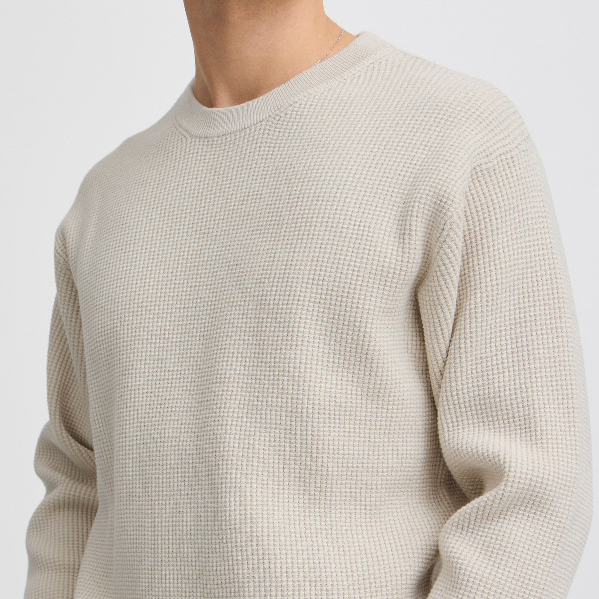 Solid Hami Knit Sweater Heren