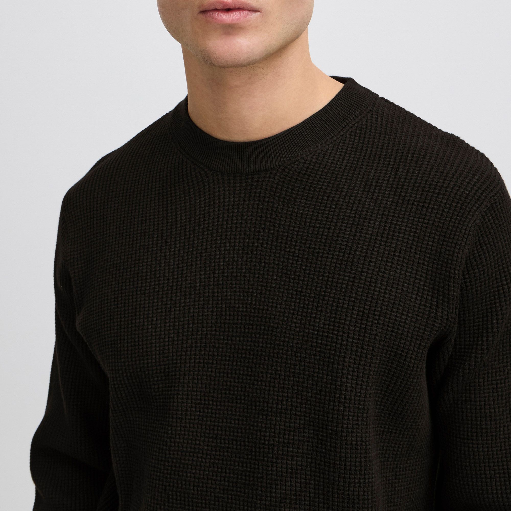 Solid Hami Knit Sweater Heren