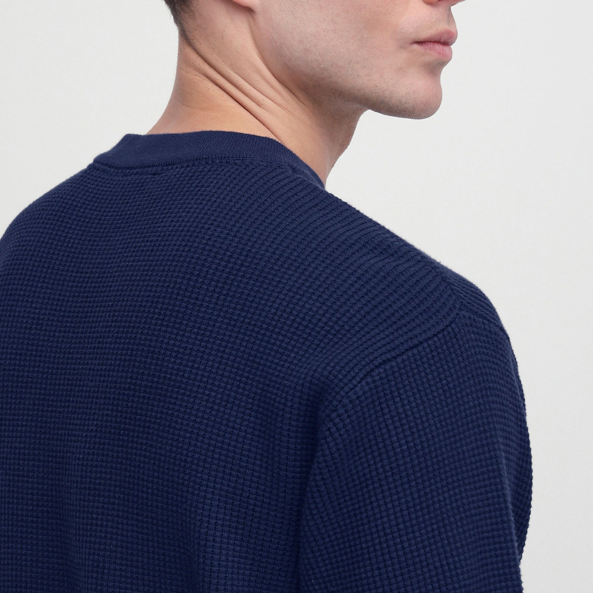 Solid Hami Knit Sweater Heren